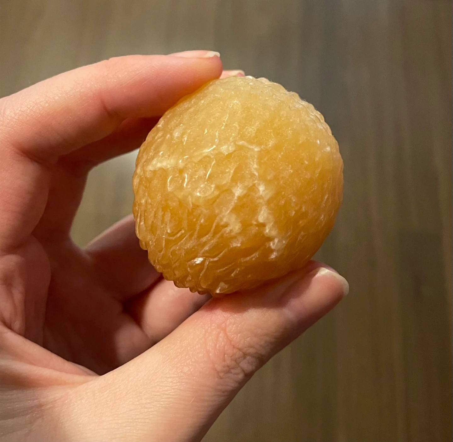 Orange Calcite hedgehog 🦔 - photo 5