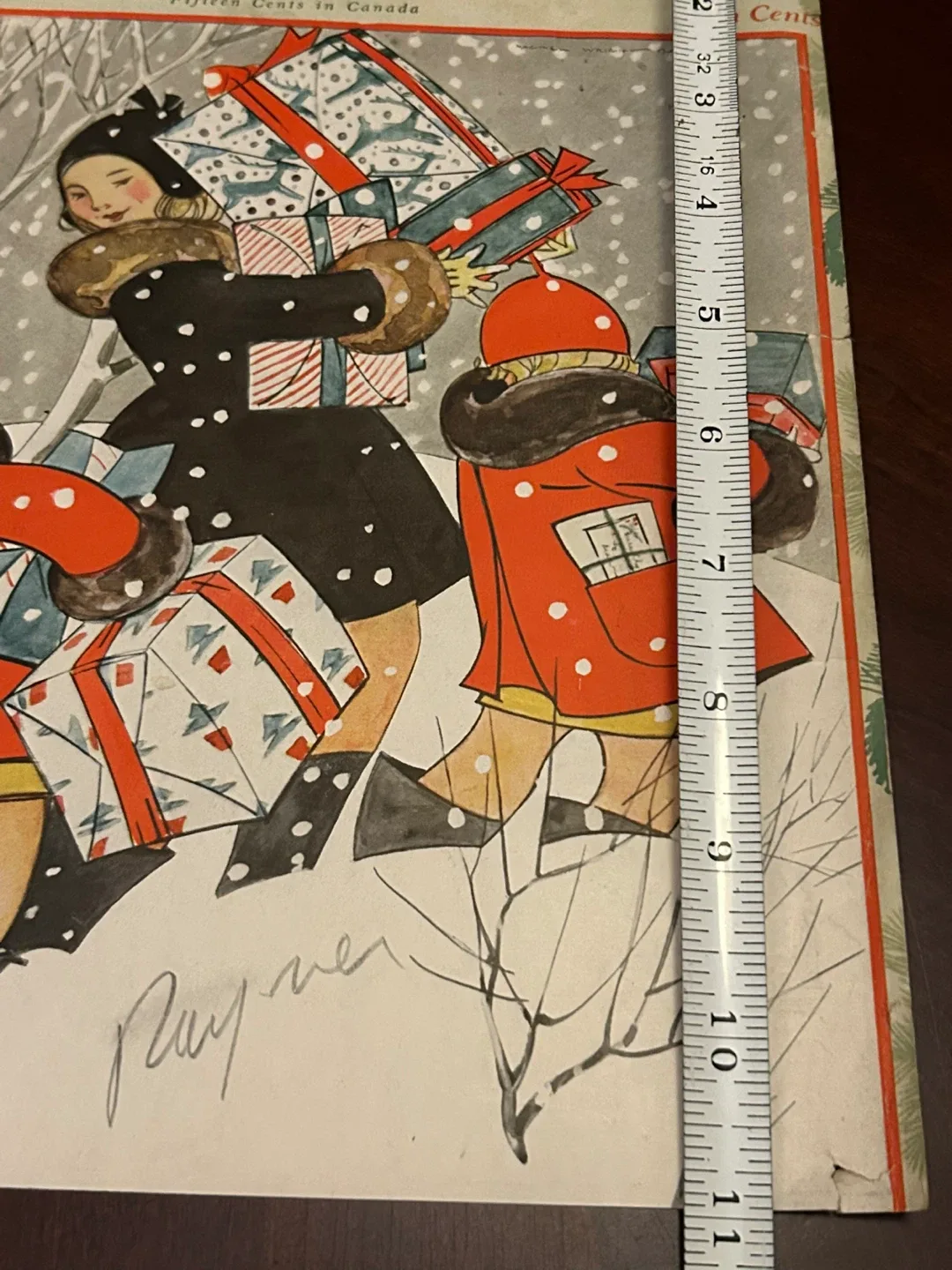 Art deco Xmas Christmas illustration antique vintage decor image indicator(2)