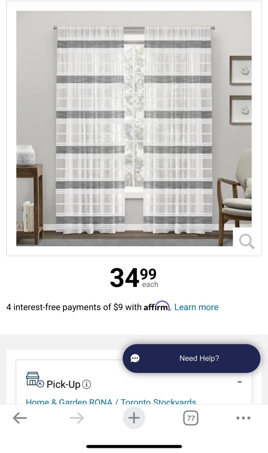 Design Decor Fagin White/Silver Curtains, 52" x 84" image indicator(3)