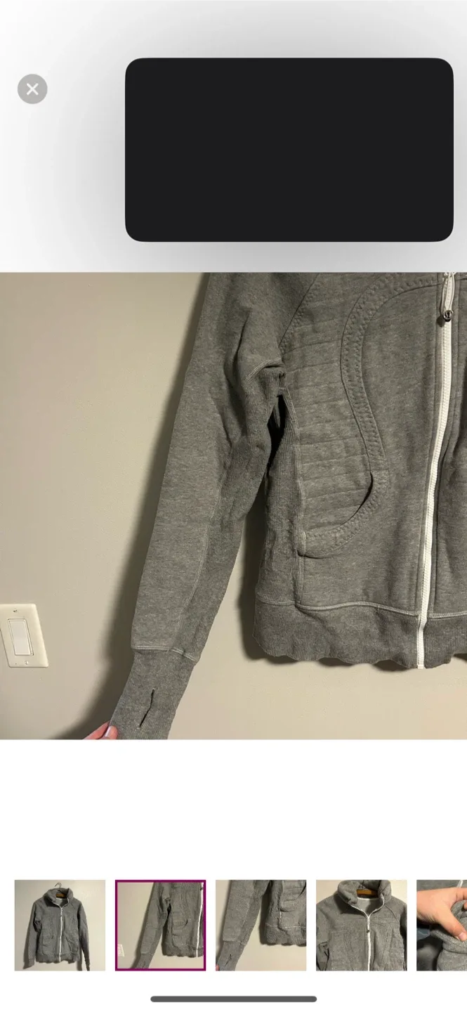 Lululemon Scuba Hoodie - Size 8 - Grey image indicator(2)
