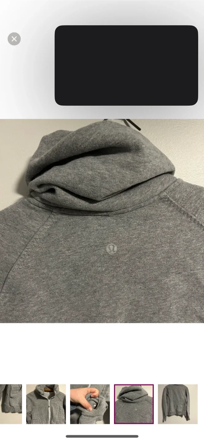 Lululemon Scuba Hoodie - Size 8 - Grey image indicator(6)
