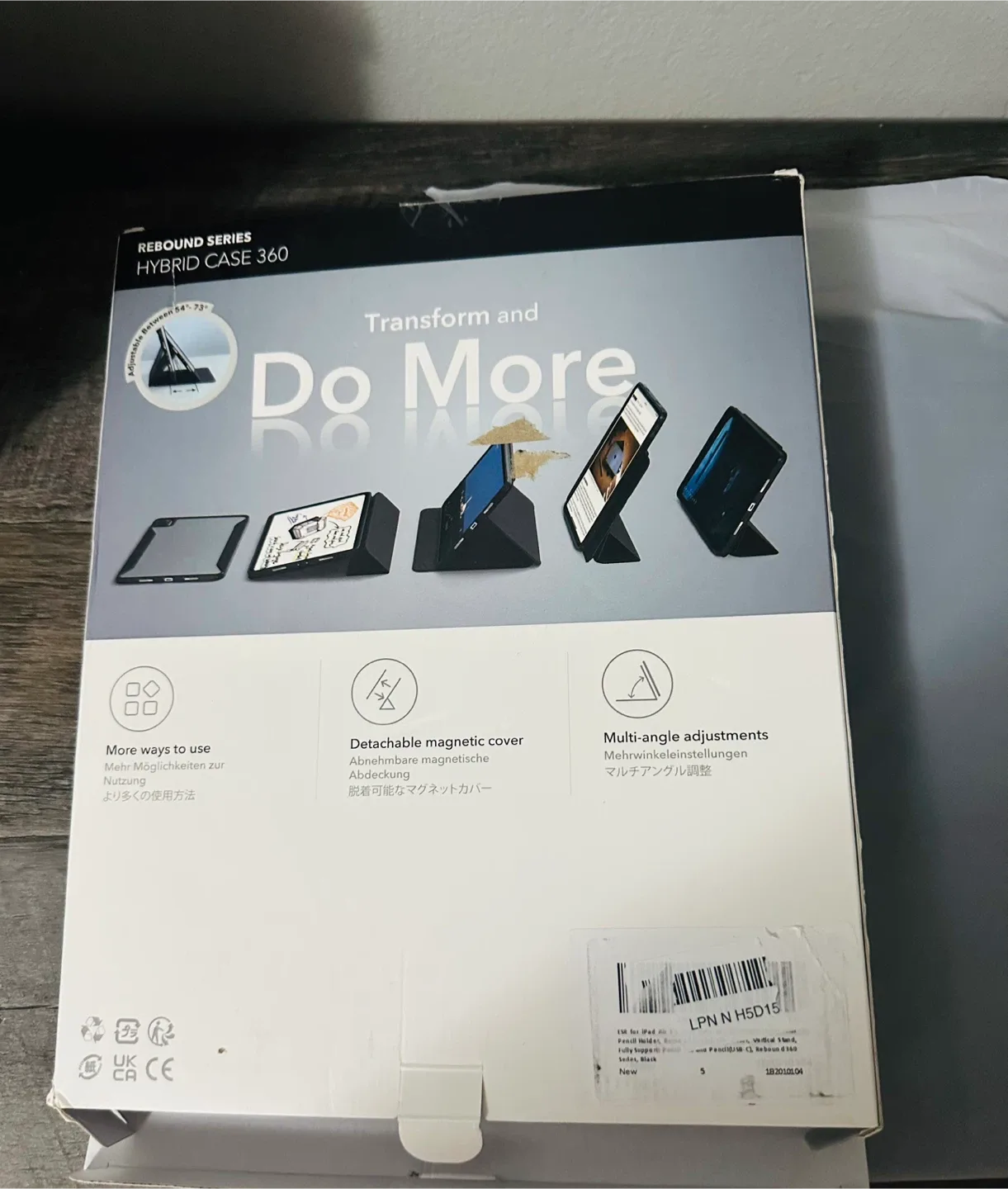 New! ESR Rebound Series Hybrid Case 360 for iPad image indicator(5)