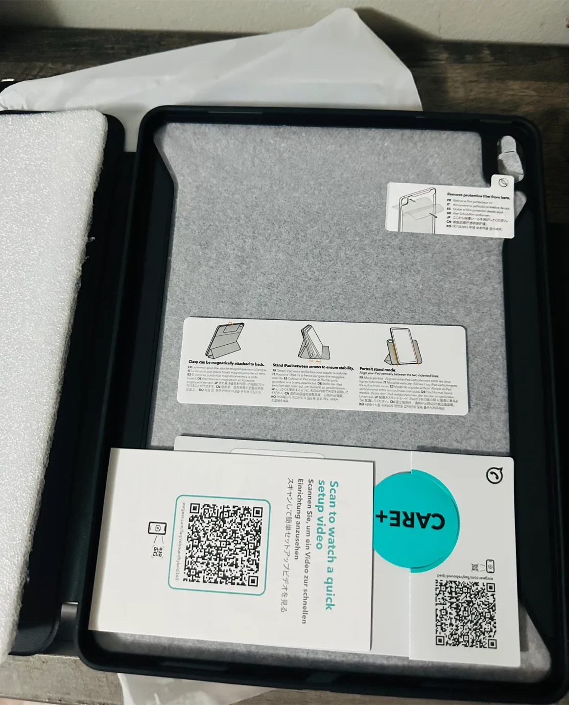 New! ESR Rebound Series Hybrid Case 360 for iPad image indicator(3)