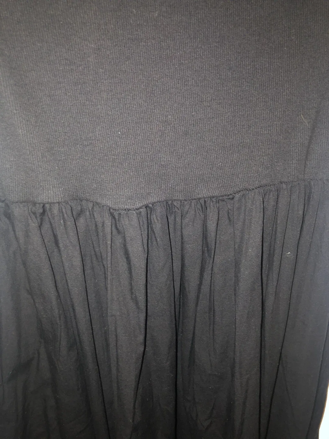 Japna Black Cotton Dress - Size L image indicator(2)