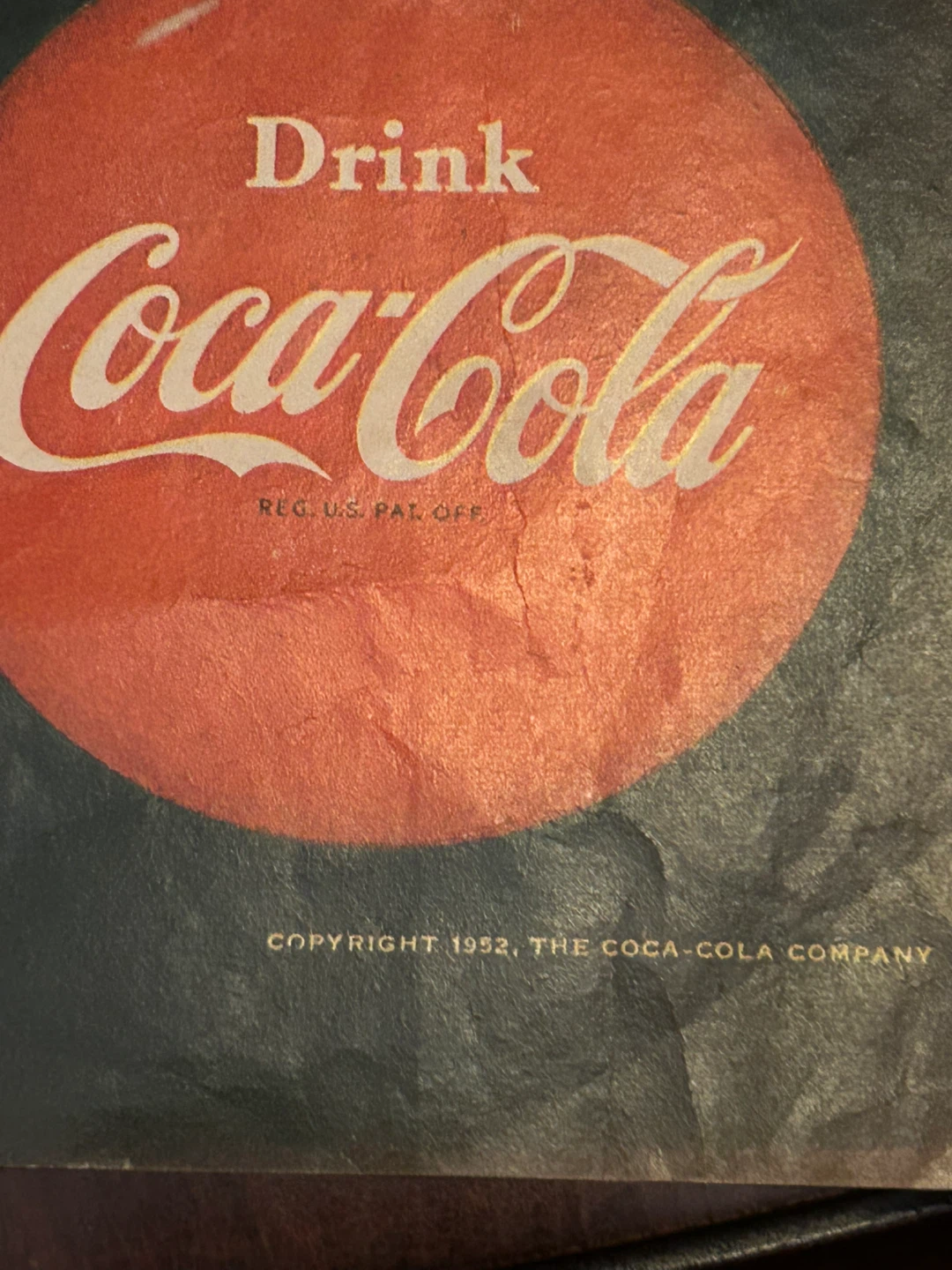$15 MCM 1950s Santa Claus Xmas Coke Coca Cola ad illustration - photo 4