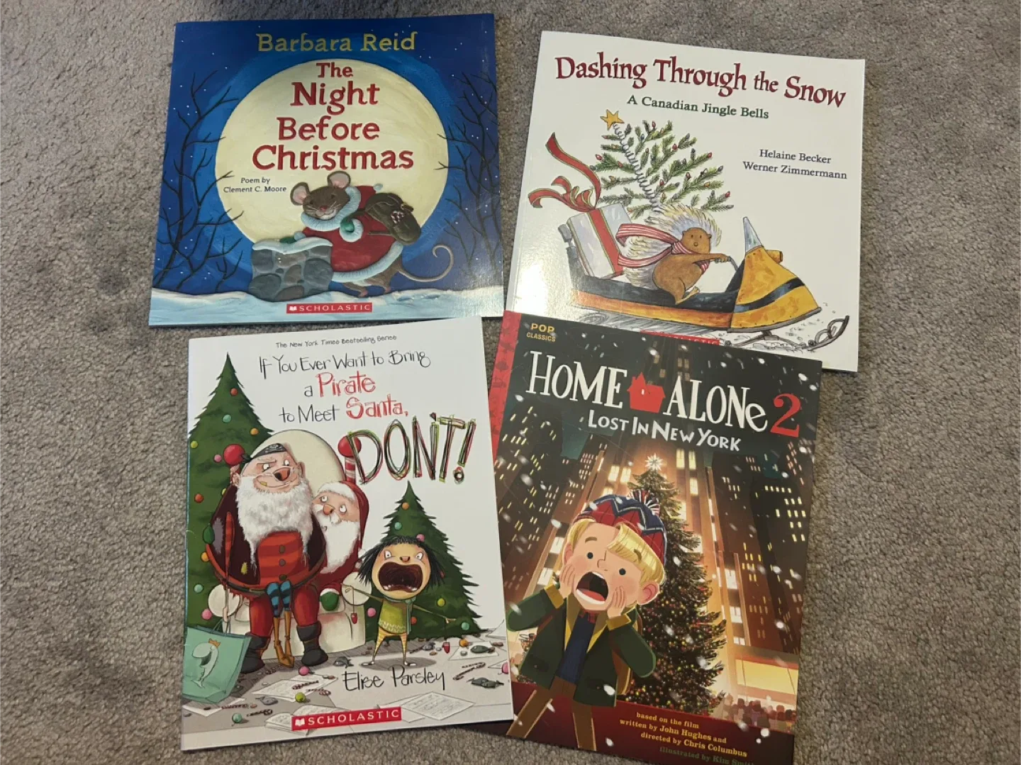 Children's Christmas Books lot (4)