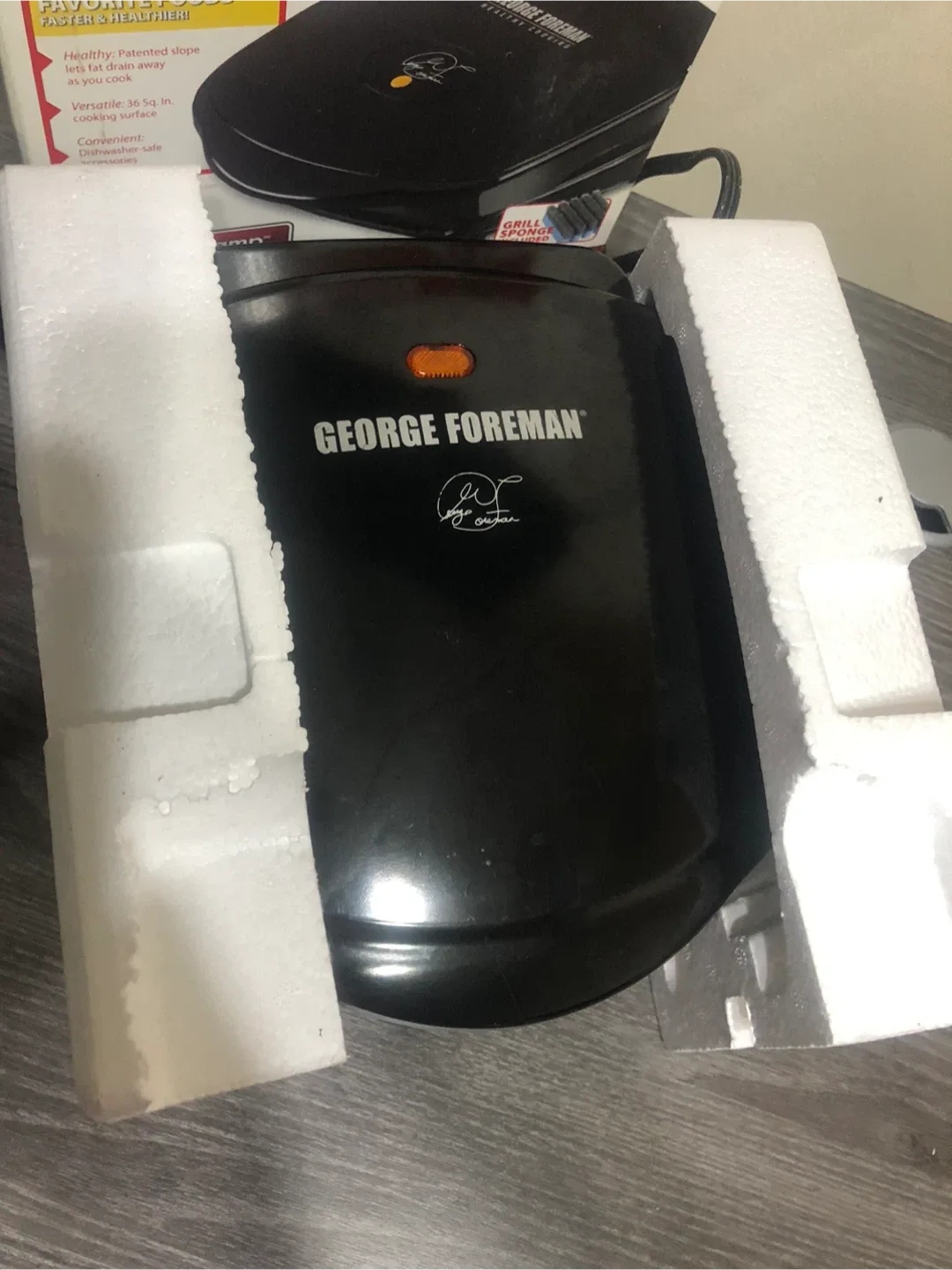 George Foreman Healthy Cooking Grill image indicator(3)