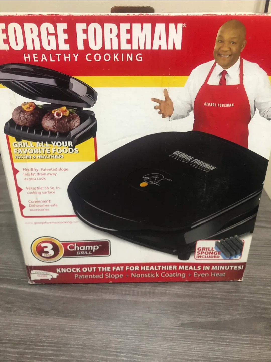 George Foreman Healthy Cooking Grill
