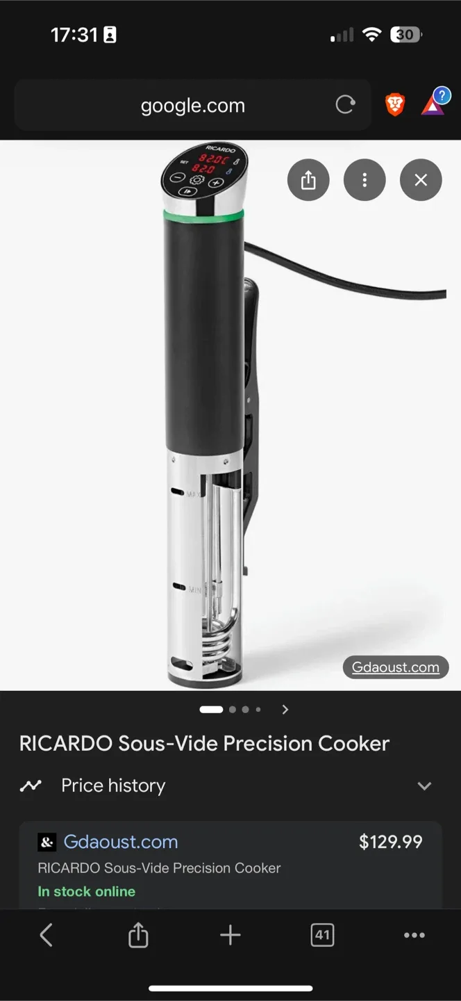 *New* $145 Ricardo Sous-Vide Precision Cooker image indicator(2)
