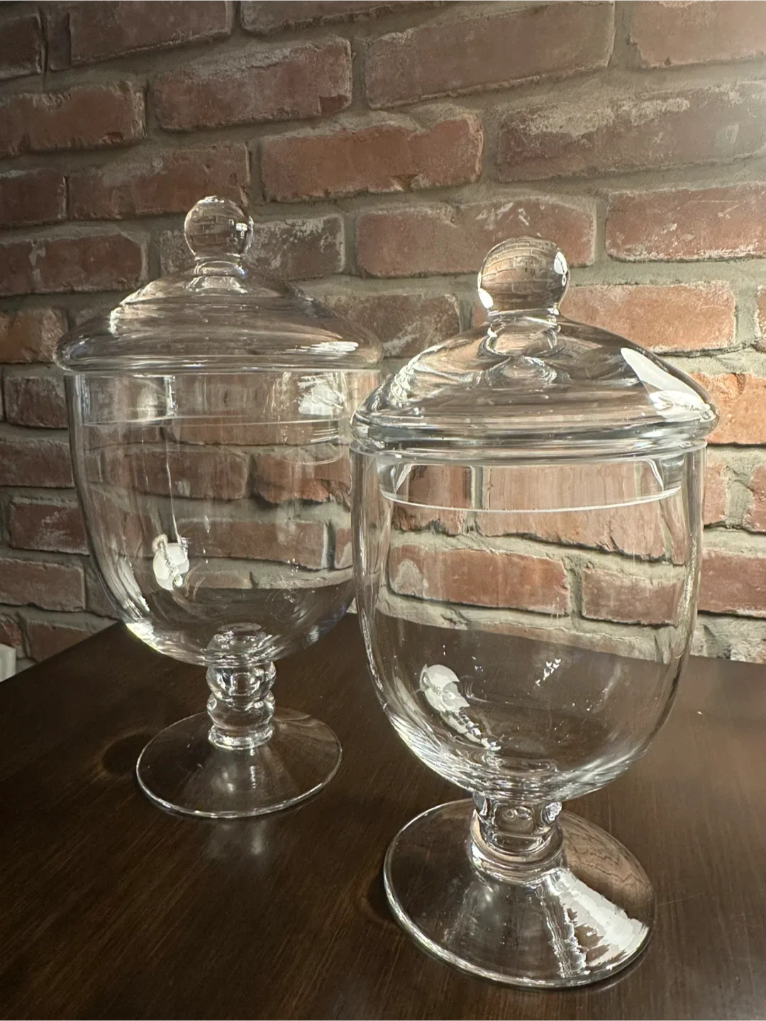 Medium and Small Apothecary Jars