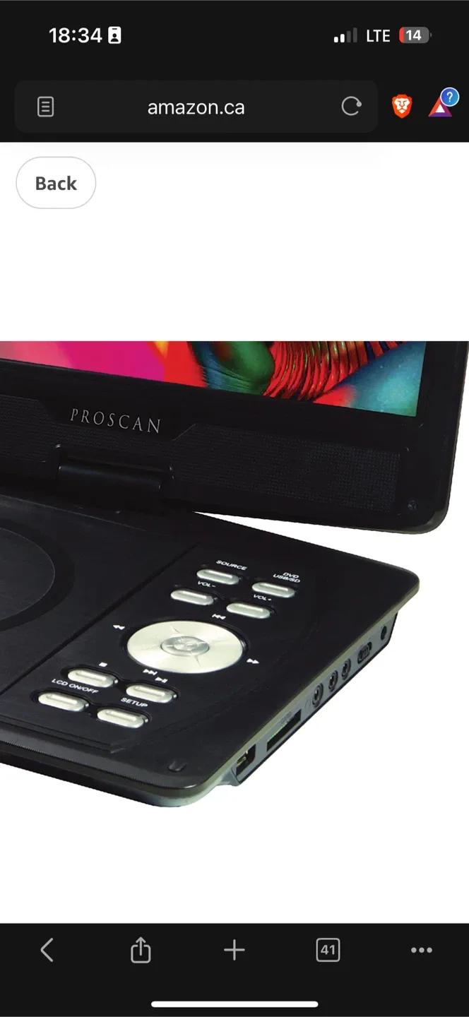 *New* $200 Proscan PDVD1030 10-in Portable DVD Player image indicator(2)