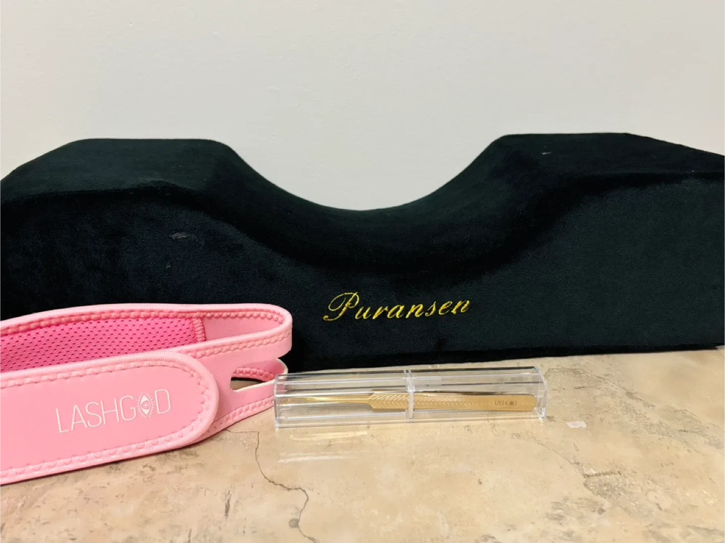 Puransen Eyelash Extension Pillow & Lashgod Headband