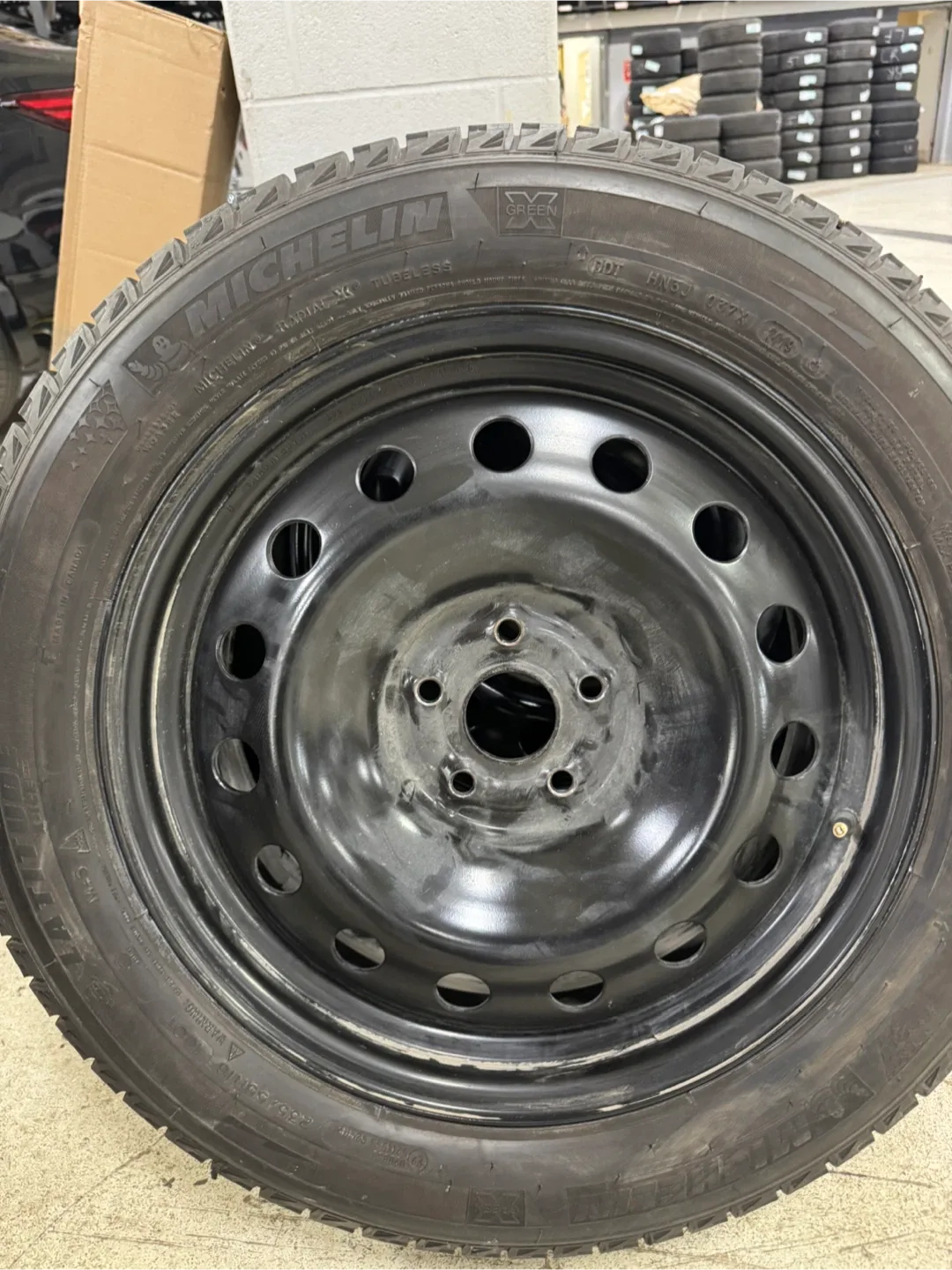 235/55/18 Michelin X ice with 10mm thread