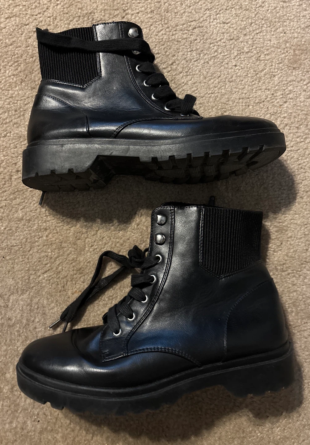 Joe Fresh Black Boots - Size 8 - photo 2
