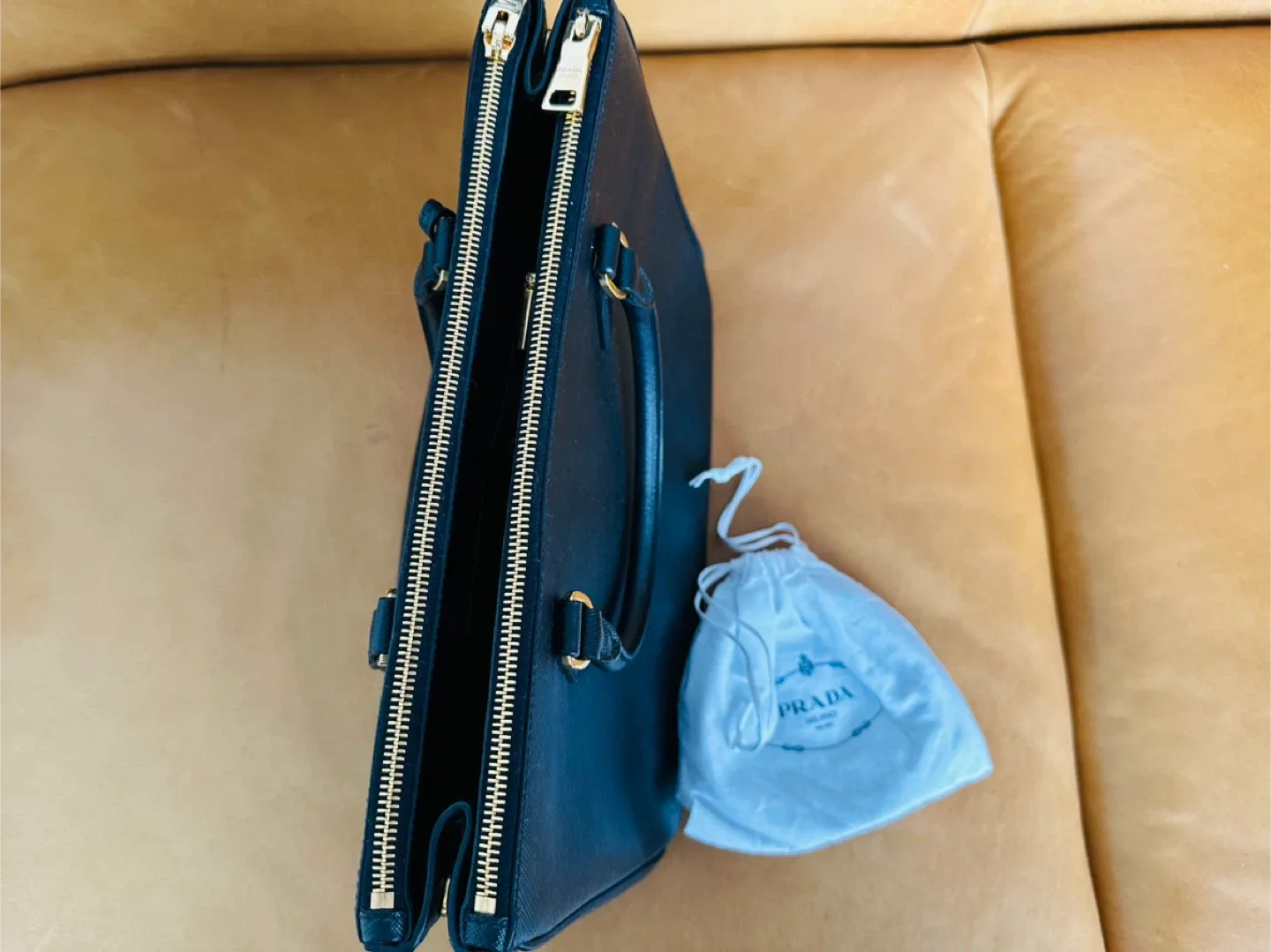 Prada Galleria LARGE Saffiano leather bag $5,000 image indicator(7)