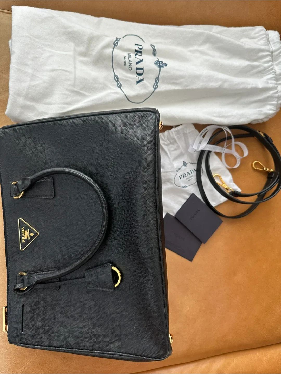 Prada Galleria LARGE Saffiano leather bag $5,000 image indicator(3)