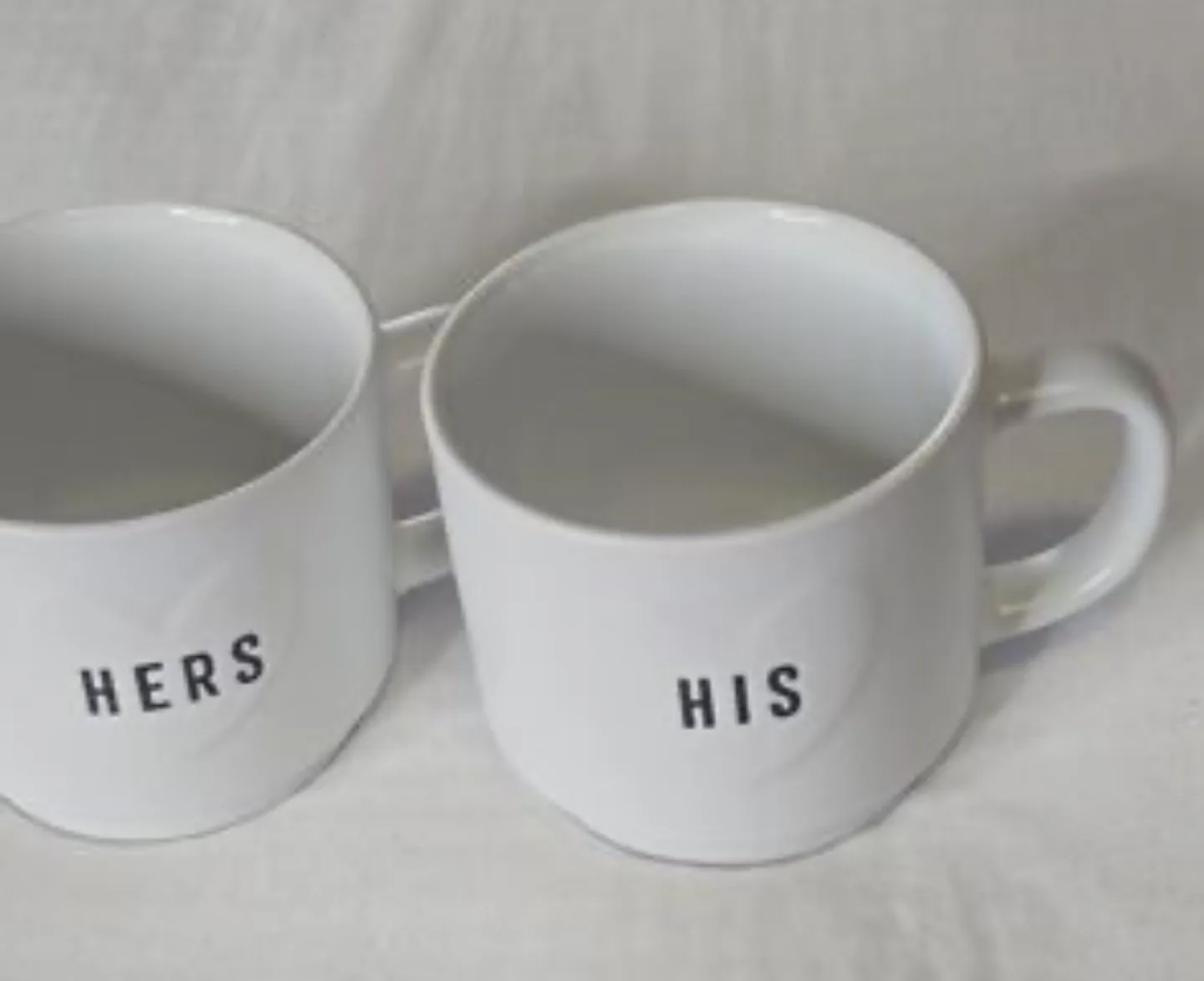 His & Hers Matching Mugs
