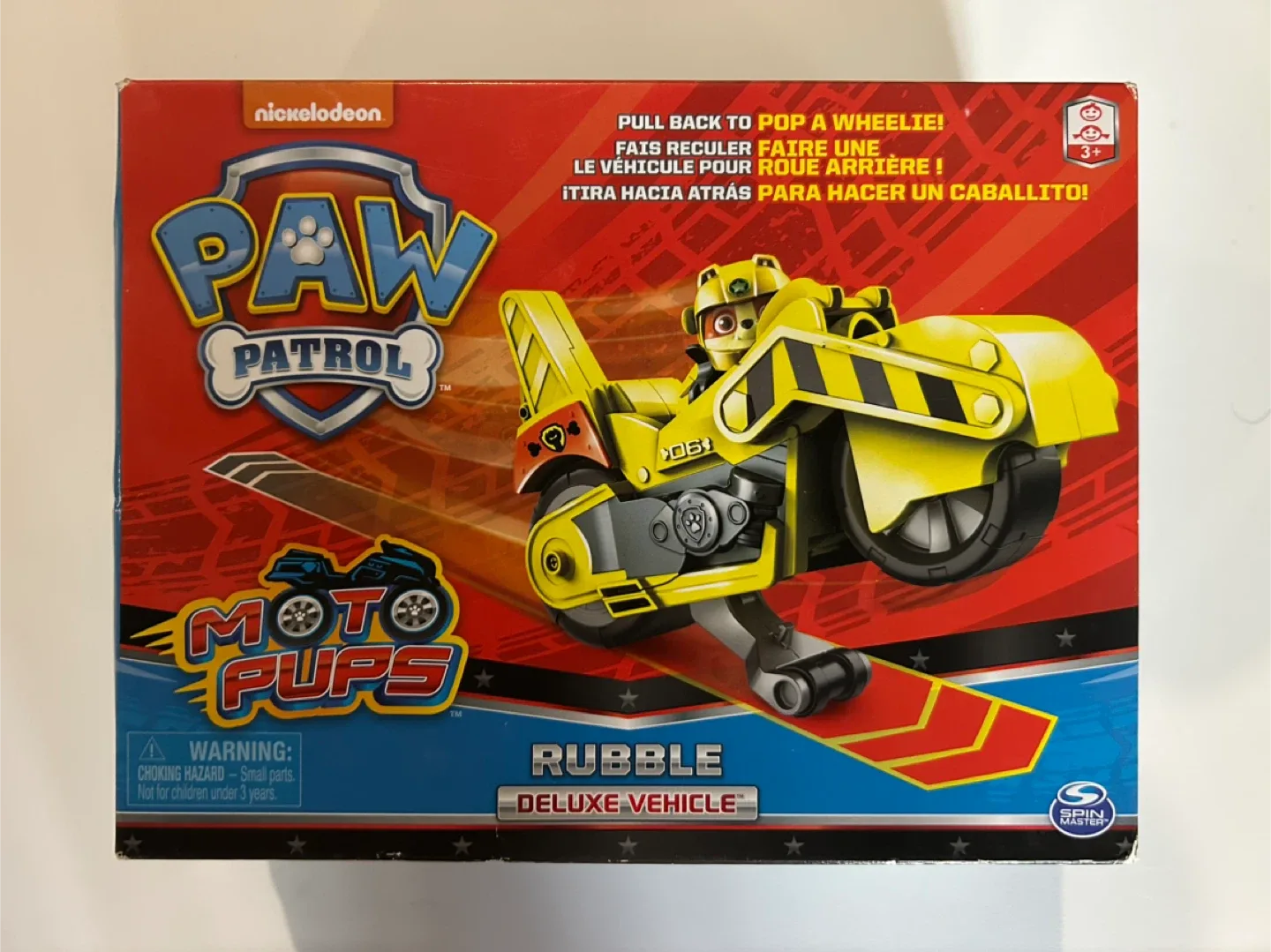 Paw Patrol Moto Pups Rubble Deluxe Vehicle - New!