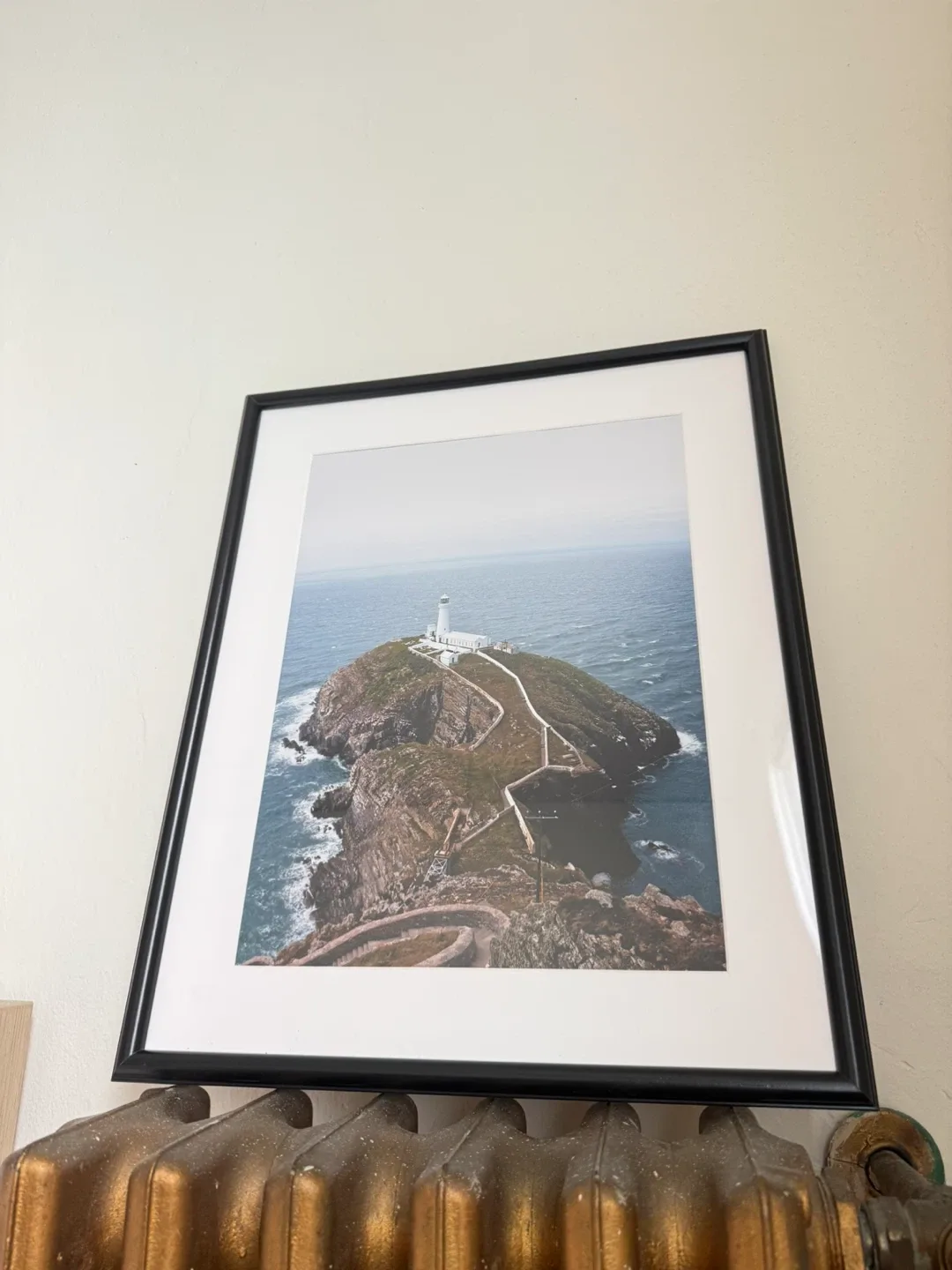 Large original photo print w/ black frame