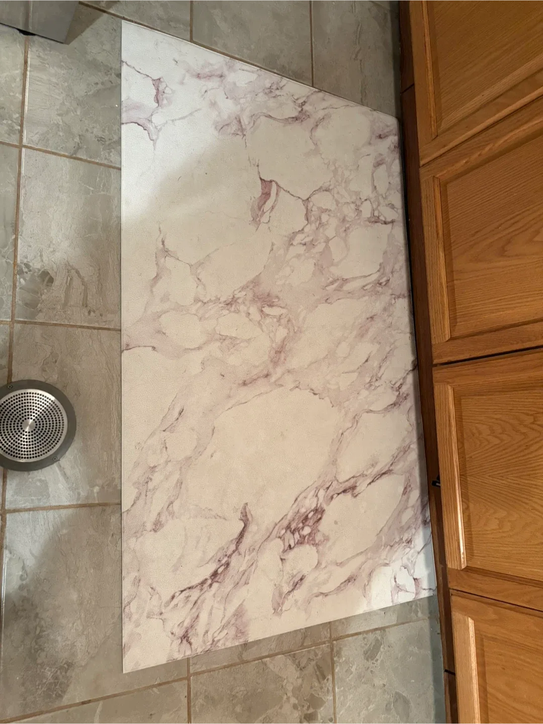 Marble Patterned kitchen matt