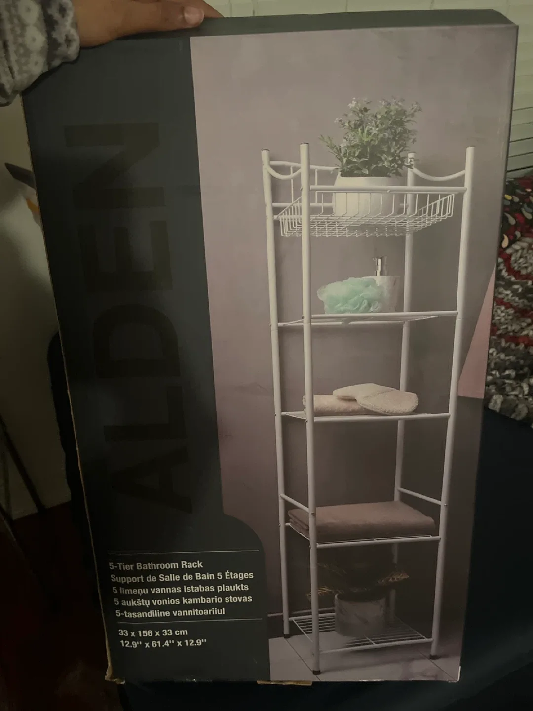 ALDEN 5-Tier Bathroom Rack - New in Box!