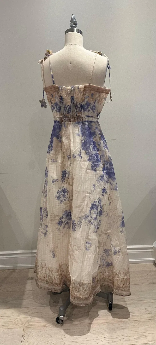 Floral Print Midi Dress S/M image indicator(3)