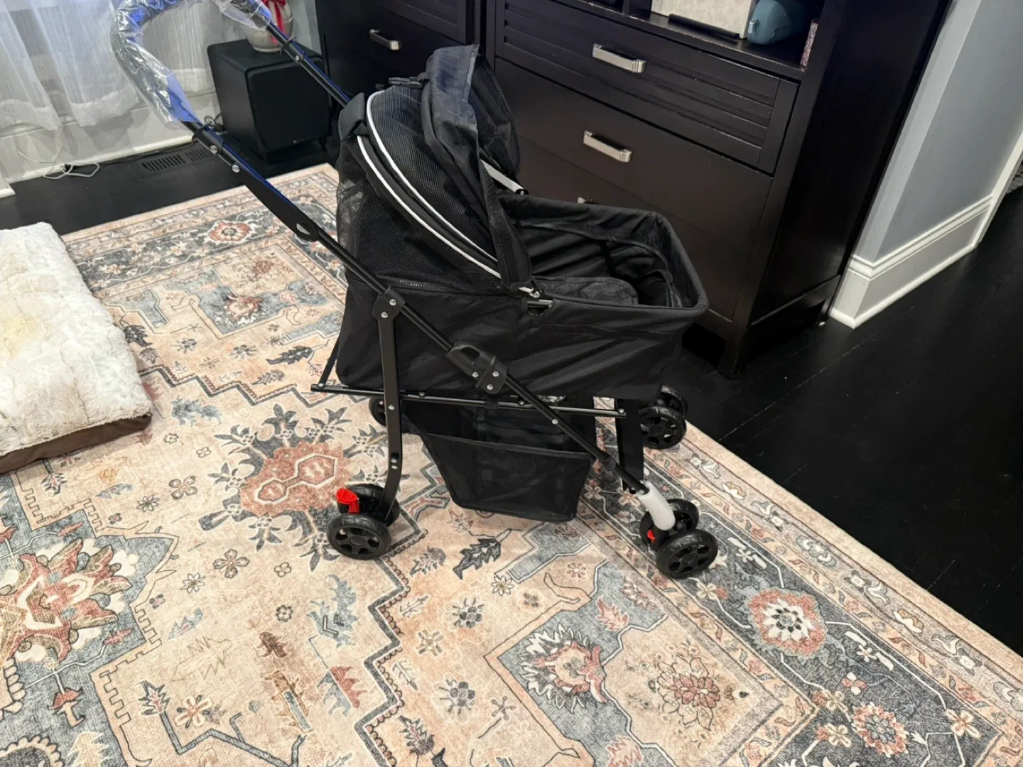 Black Pet Stroller - Like New! image indicator(2)