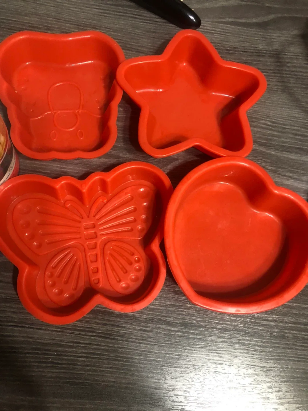 Silicone Cake Decorating Molds & Sprinkles Set