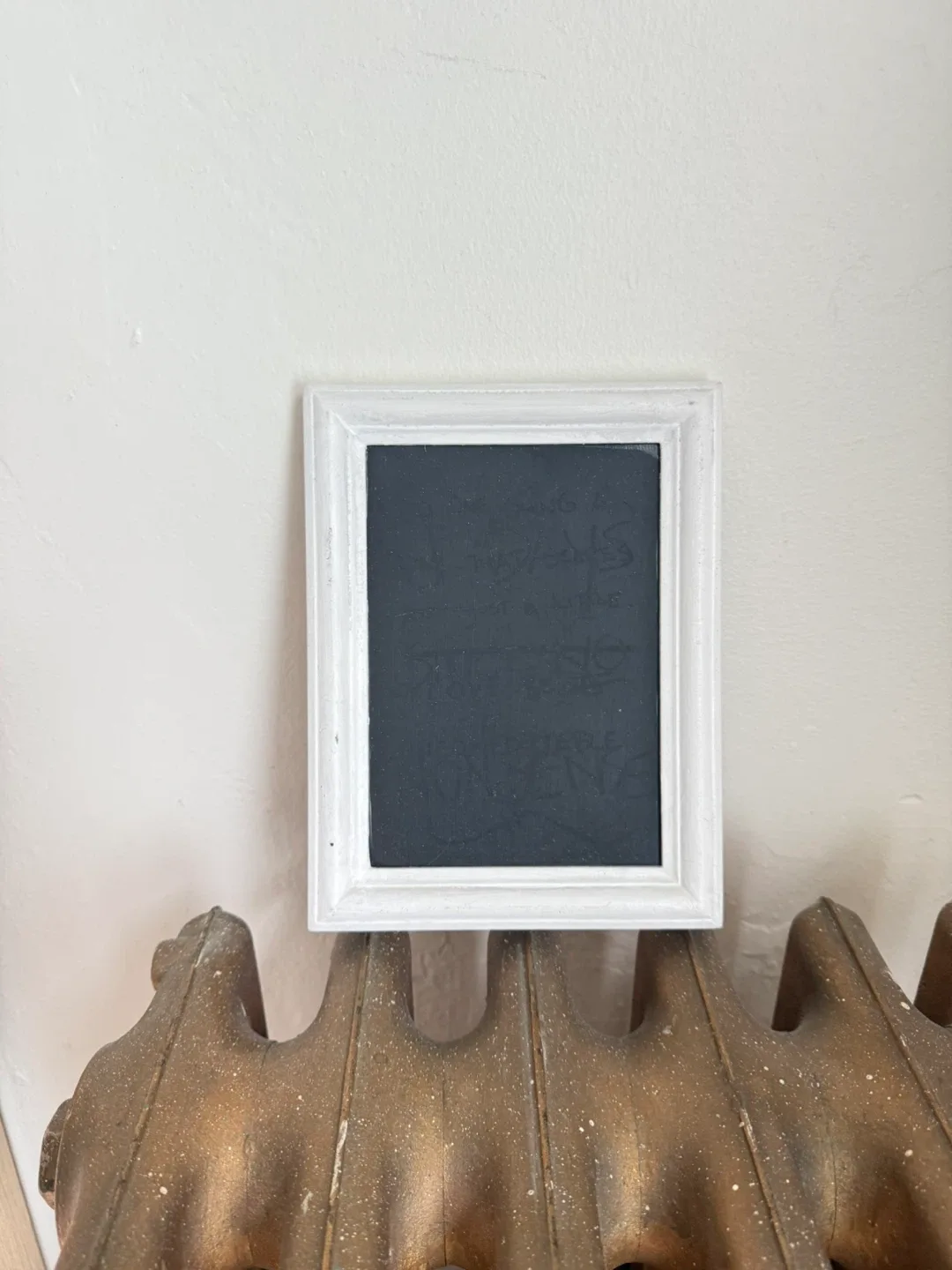 Small vintage frame w/ chalkboard