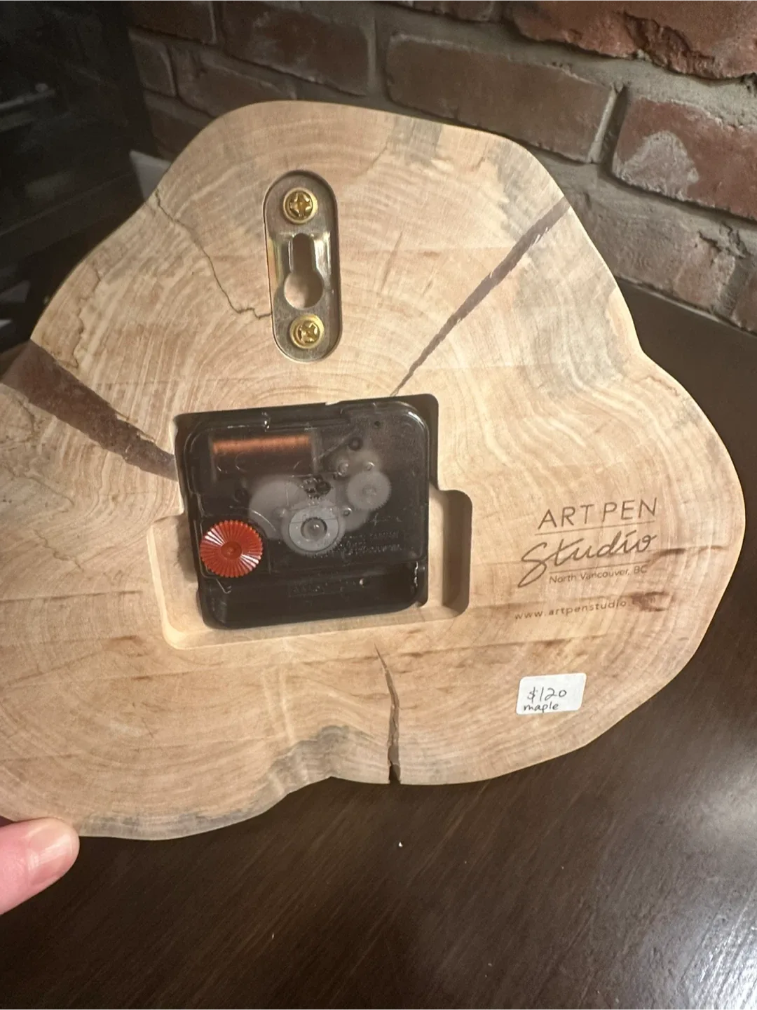 Art Pen Studio Maple Clock image indicator(2)