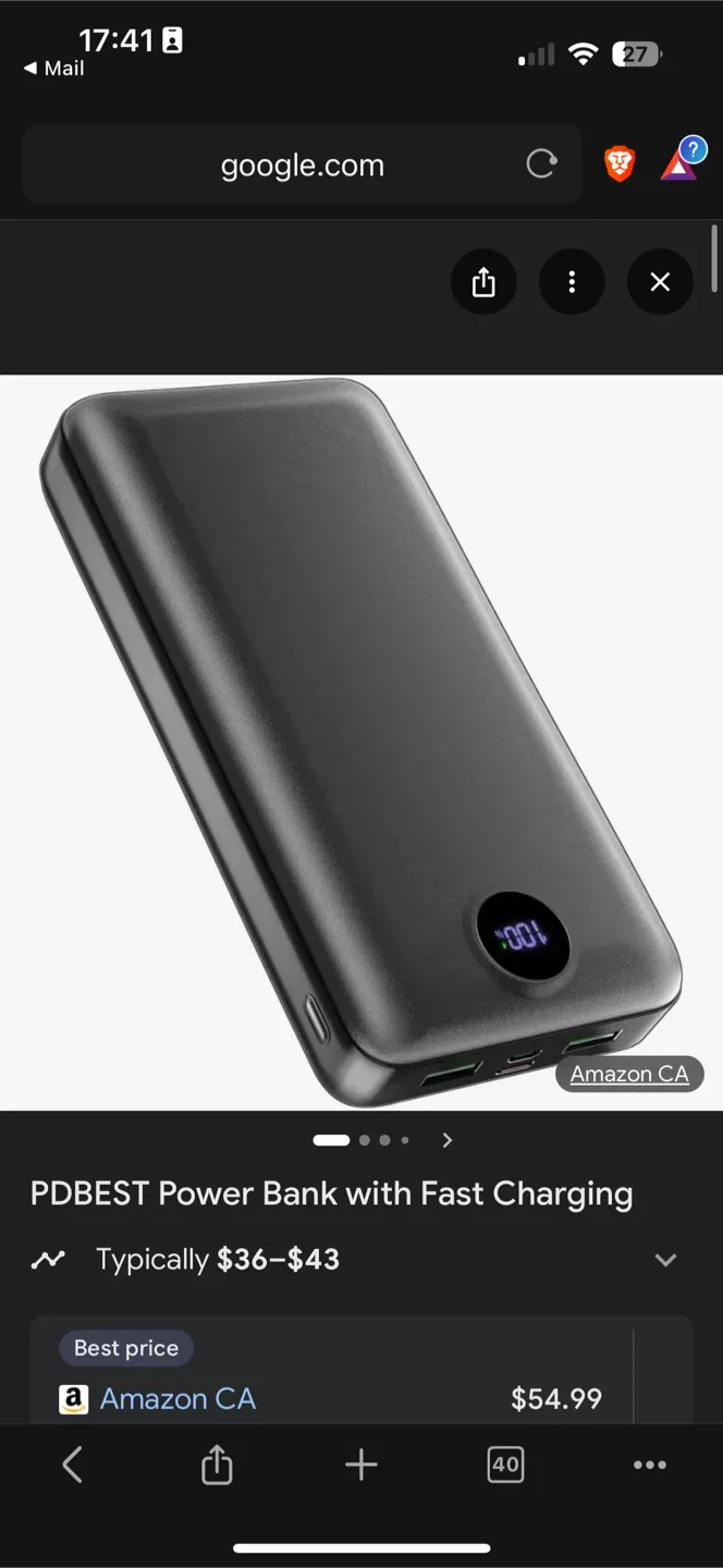*New* PDBEST Power Bank with Fast Charging