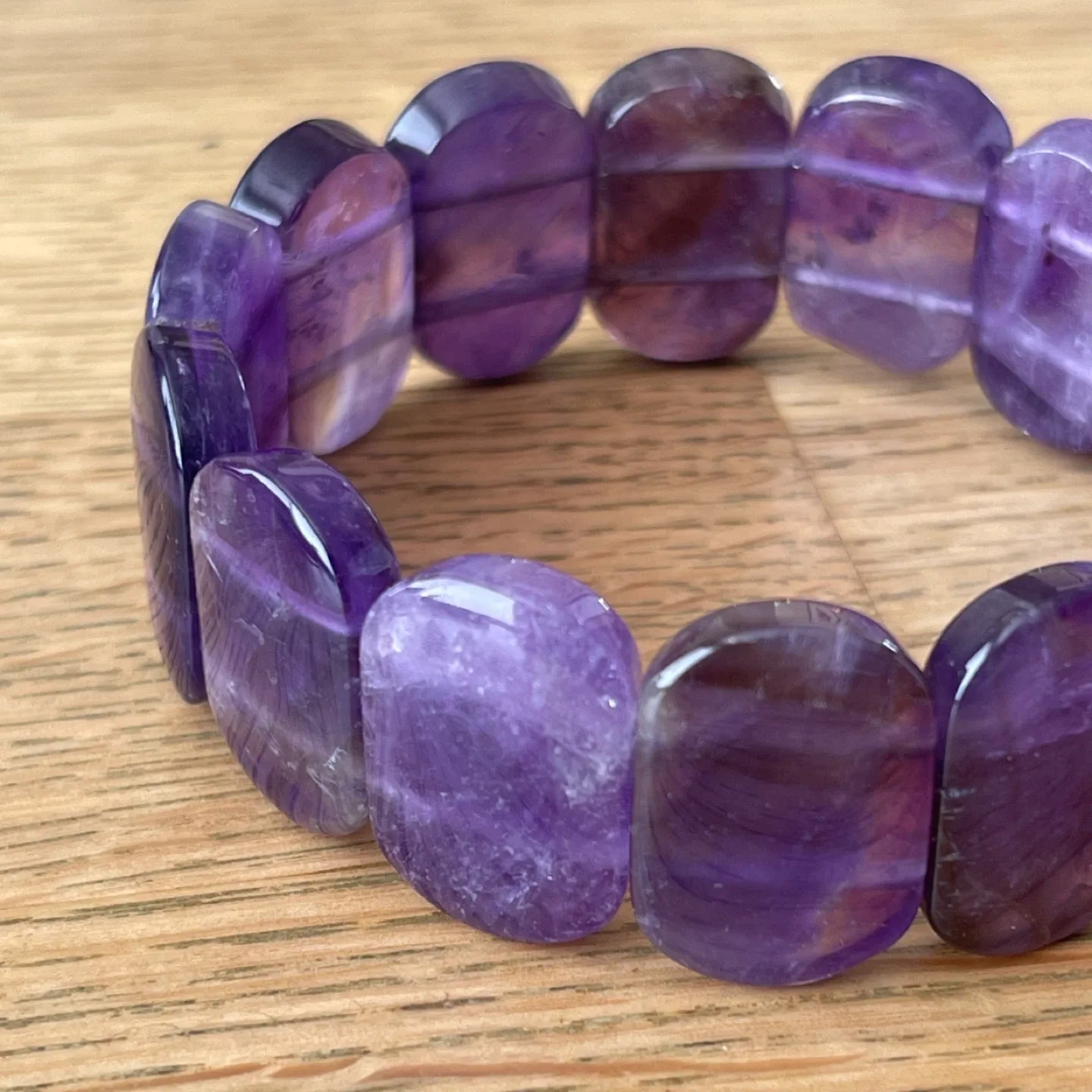 Large Amethyst bracelet