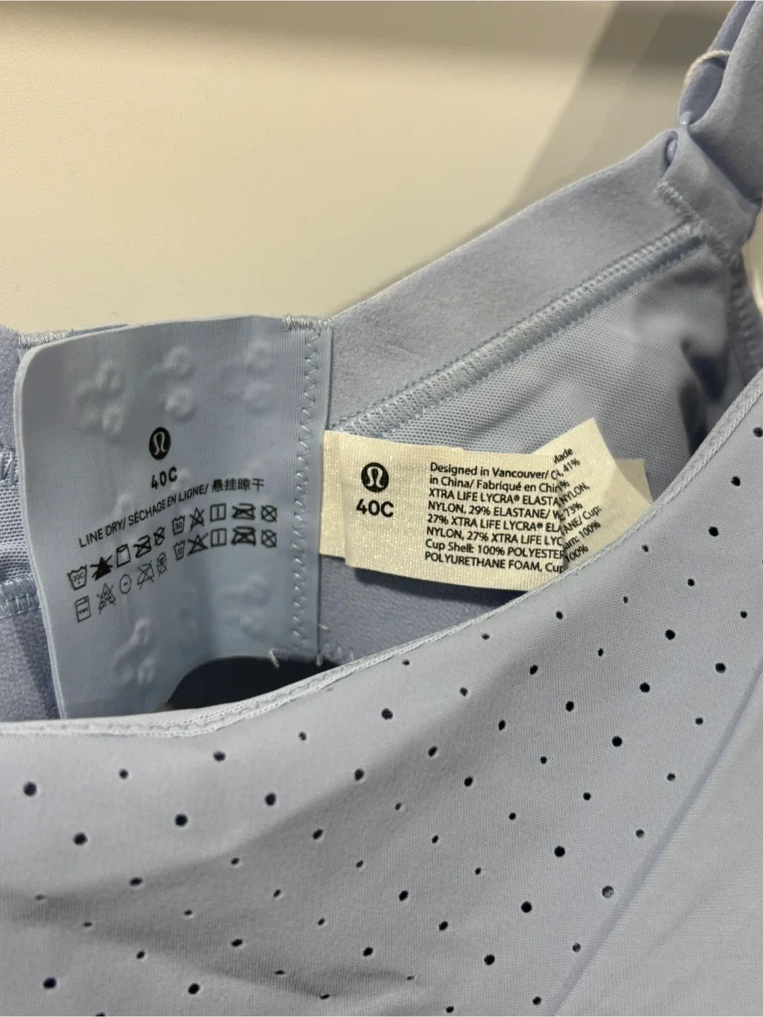 Lululemon Run Times Bra High Support New! - Size 40C image indicator(8)