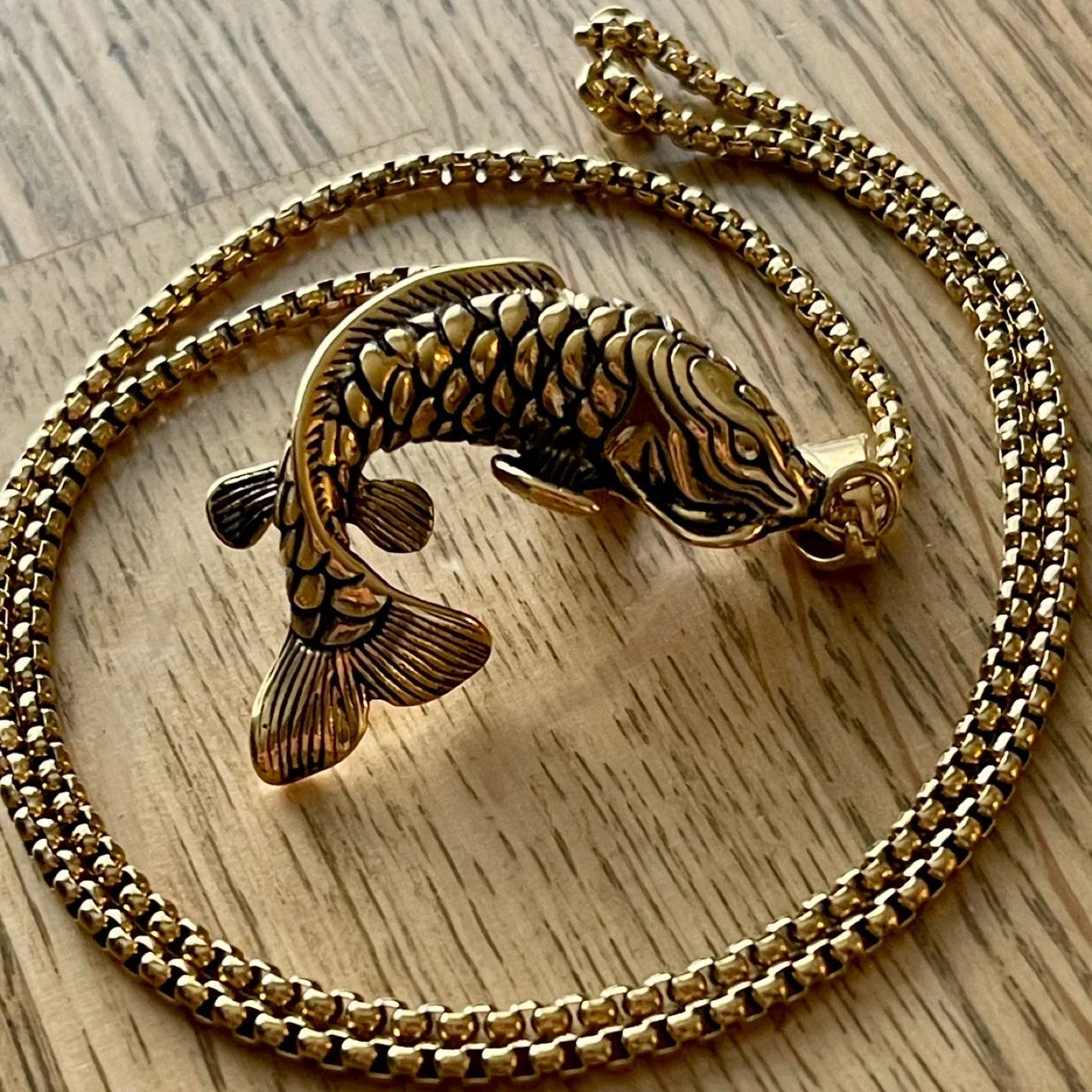 Koi Fish stainless steel necklace - Good fortune