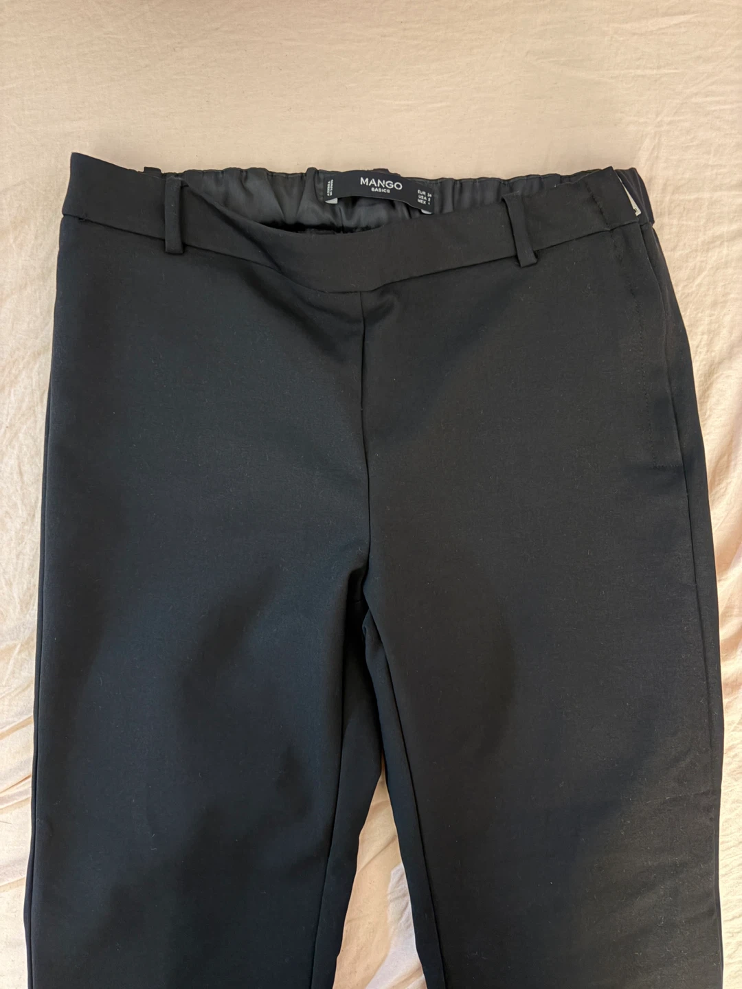 Mango Basics Mid-rise Skinny Smart Pants