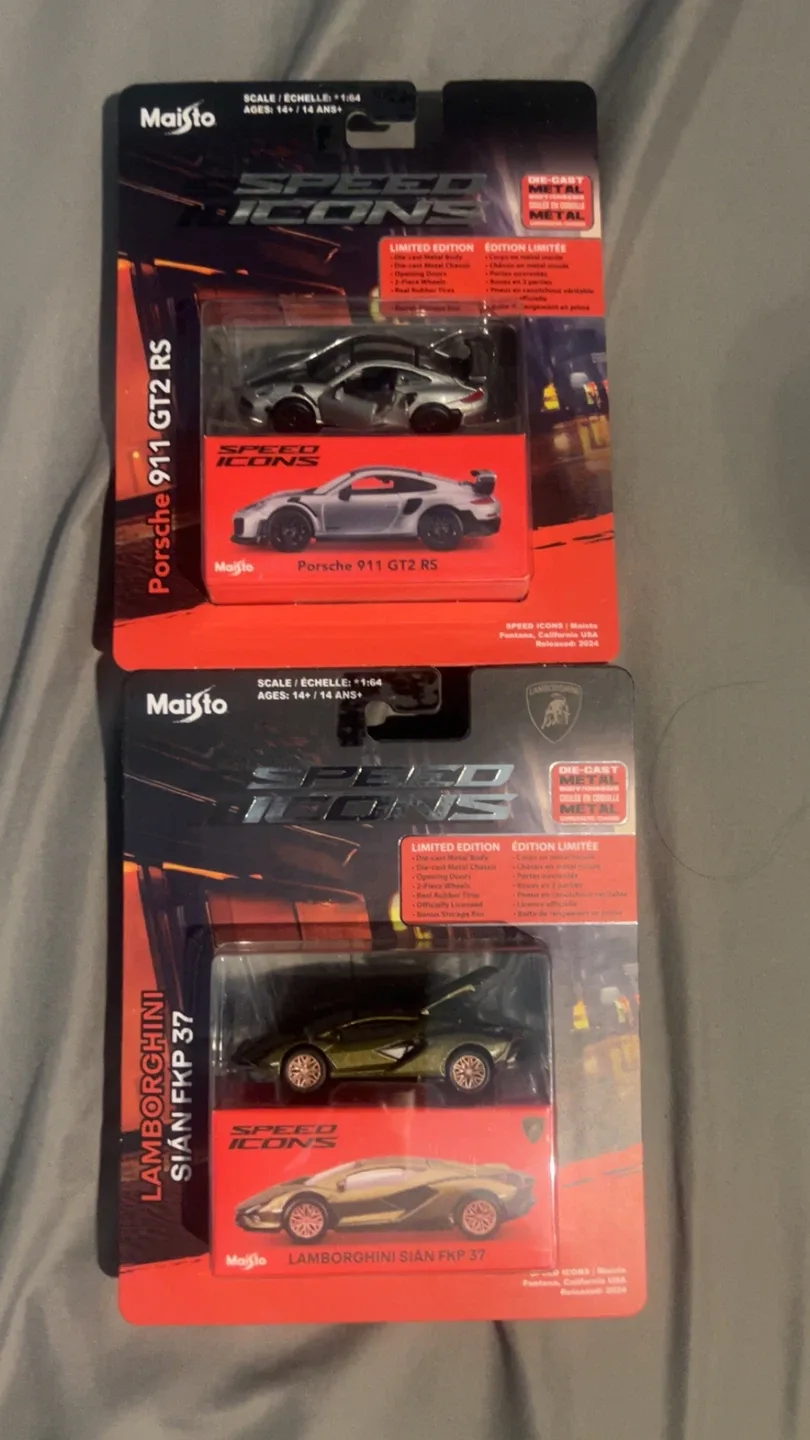 Maisto (LIMITED EDITION), 1:64 Porsche and Lamborghini