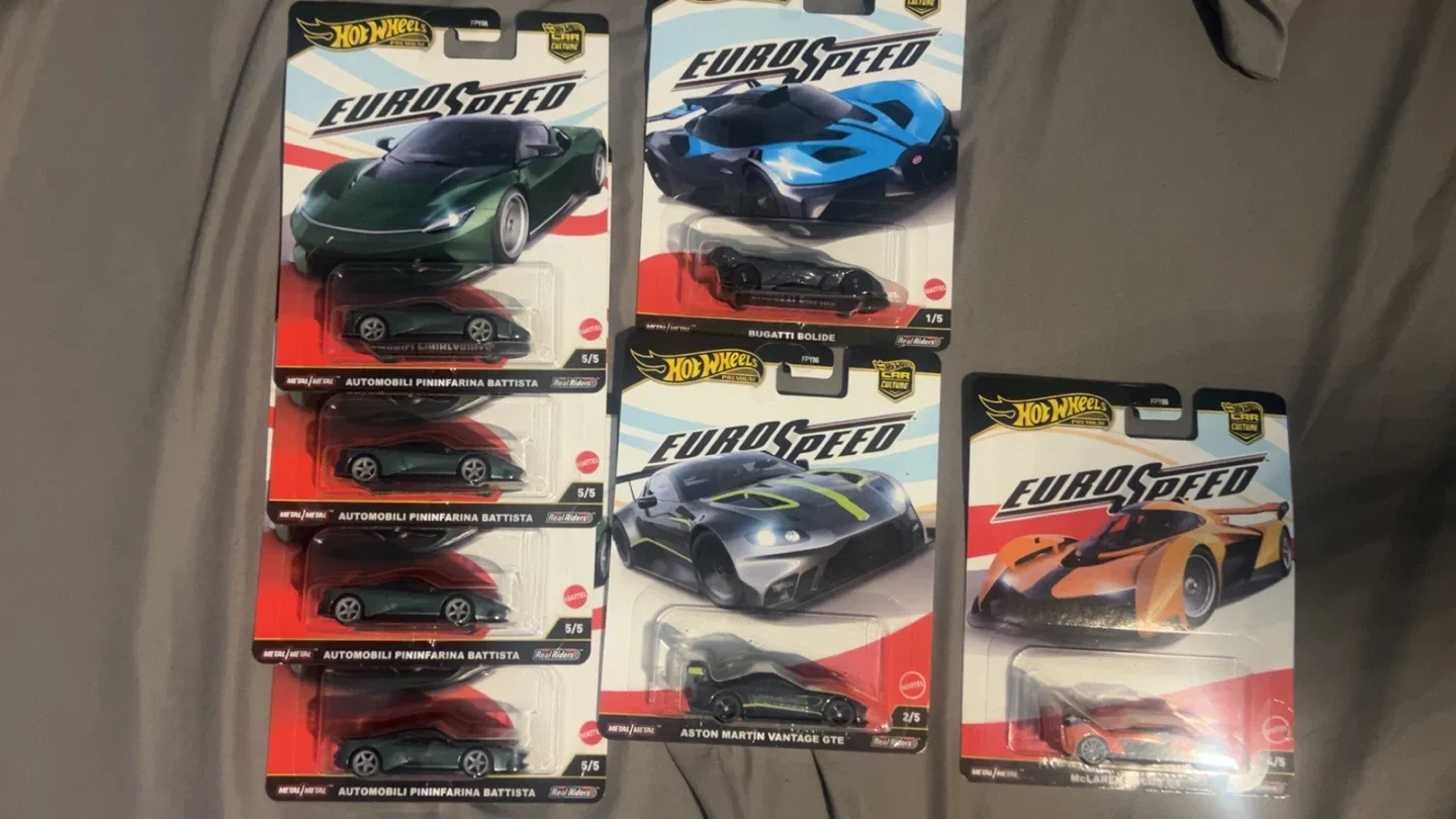 Eurospeed Hotwheels Premium Set, 1:64 Diecast