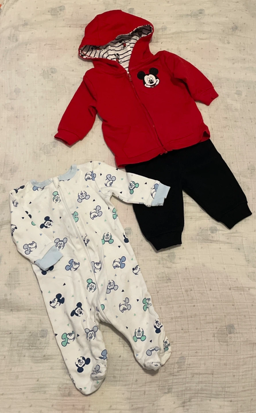 Disney Baby 2-Piece Tracksuit and Sleeper (0-3M)