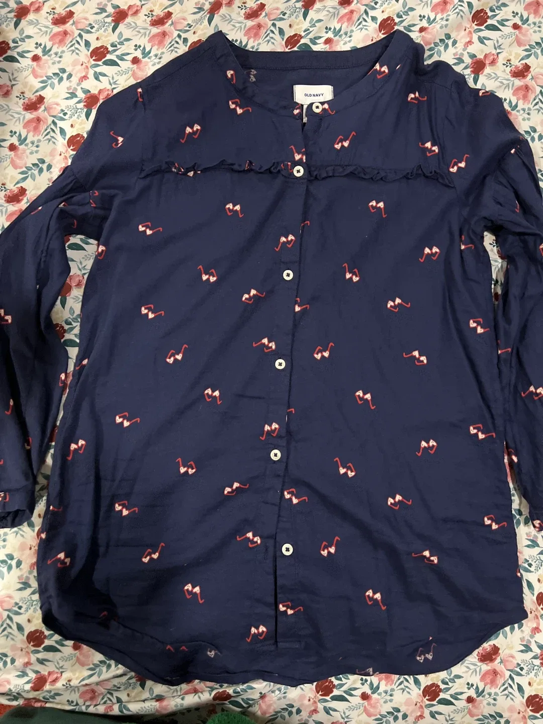 Old Navy Navy Blue Blouse