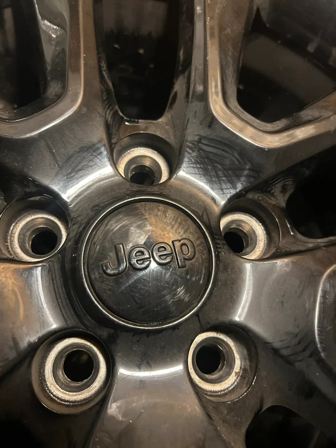 Jeep Black Rims/Wheels - Set of 4 image indicator(3)