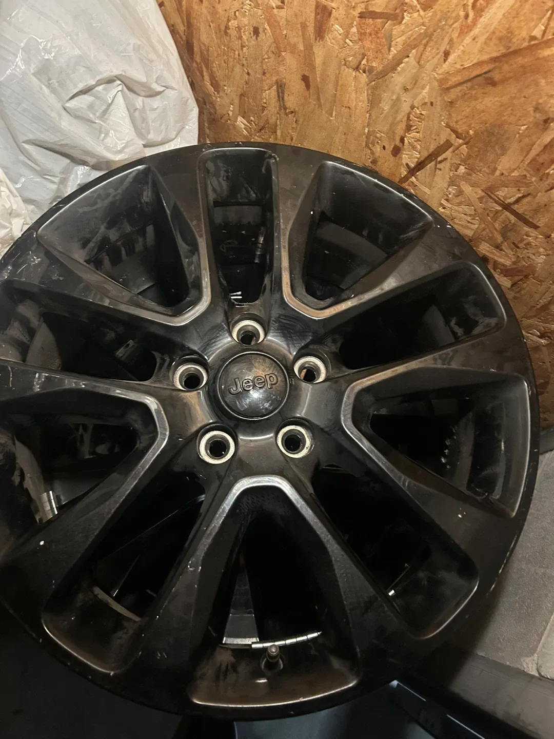 Jeep Black Rims/Wheels - Set of 4 image indicator(4)