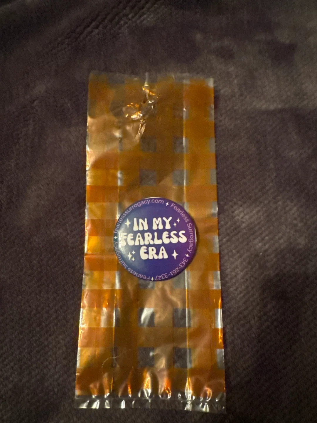 "In My Fearless Era" Button Pin