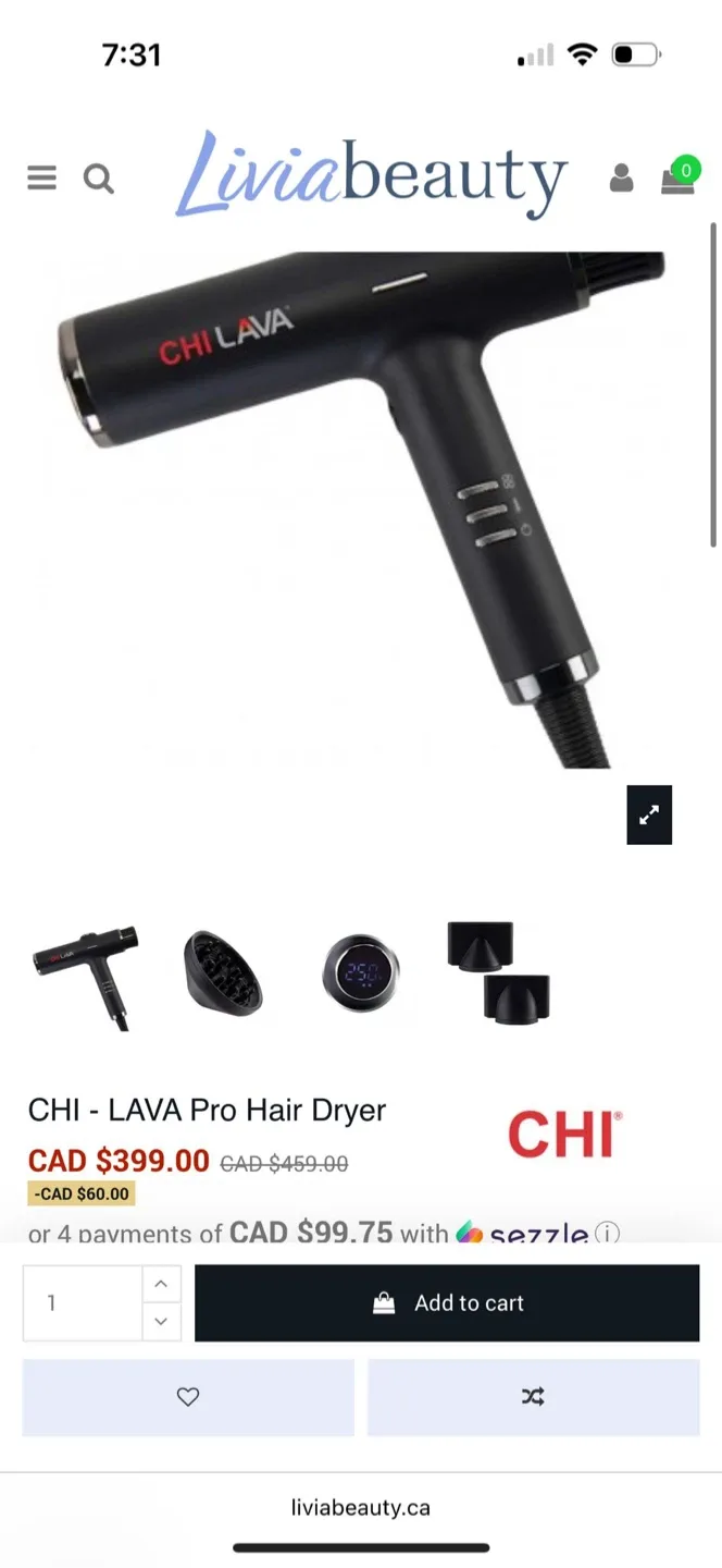 CHI Lava Hair Dryer & Straightener Set image indicator(9)