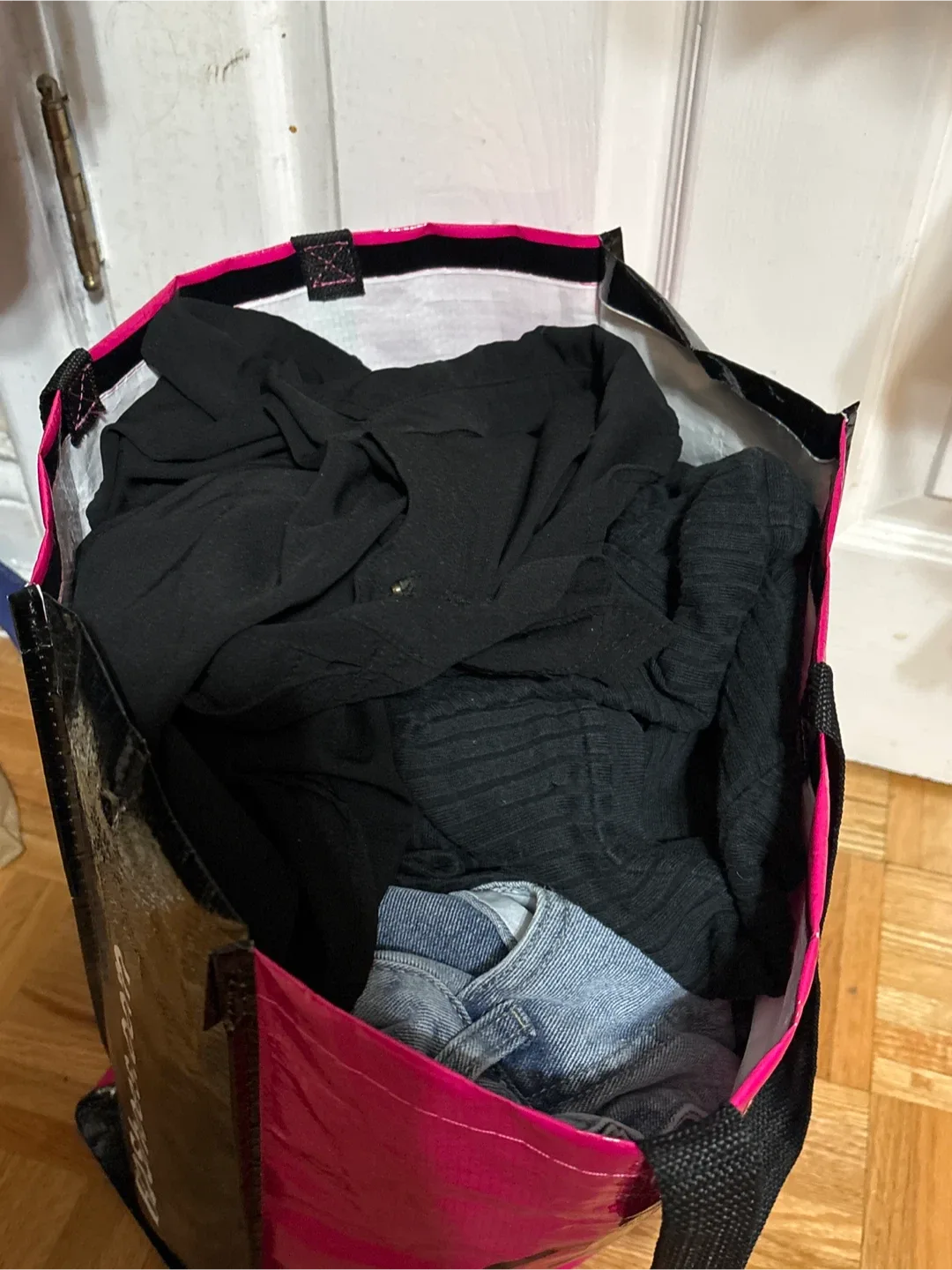 Bag of assorted clothing