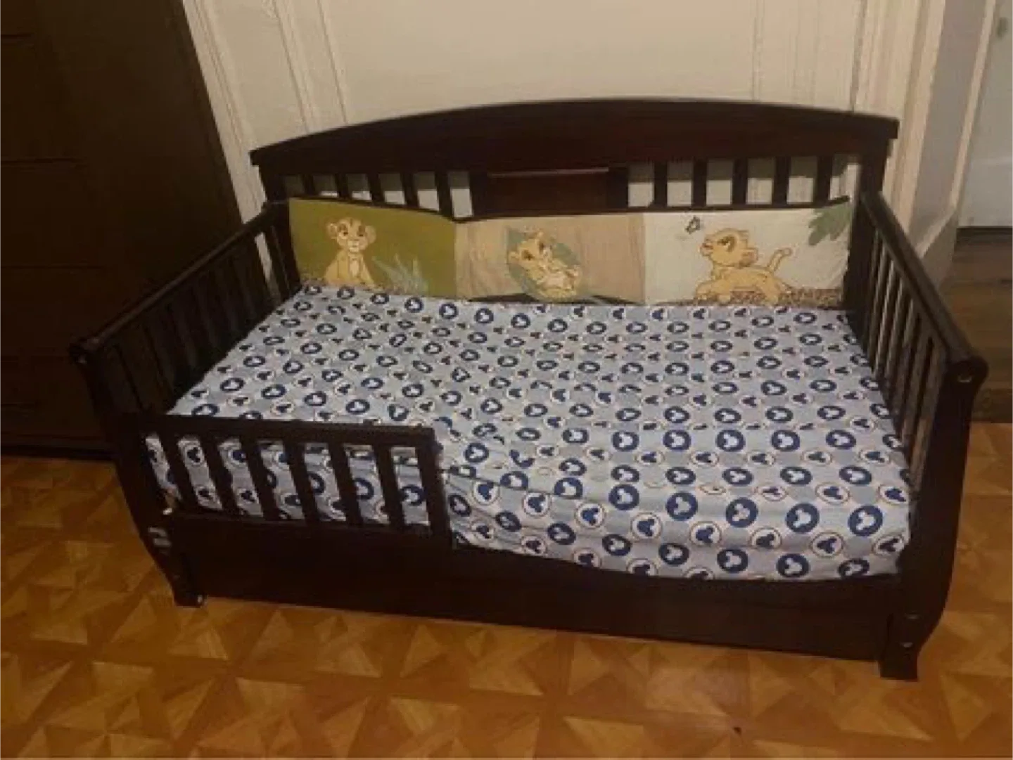 Convertible Toddler Bed - Dark Brown
