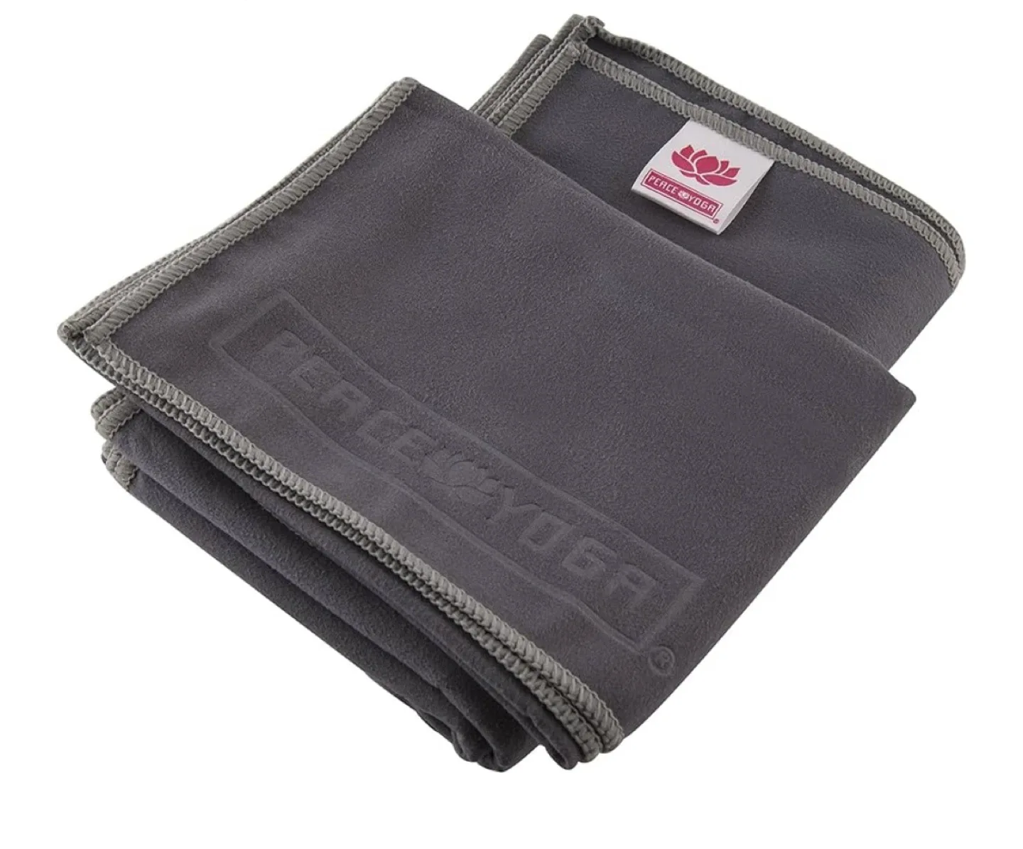 New Peace Yoga Gray Suede Towel Combo
