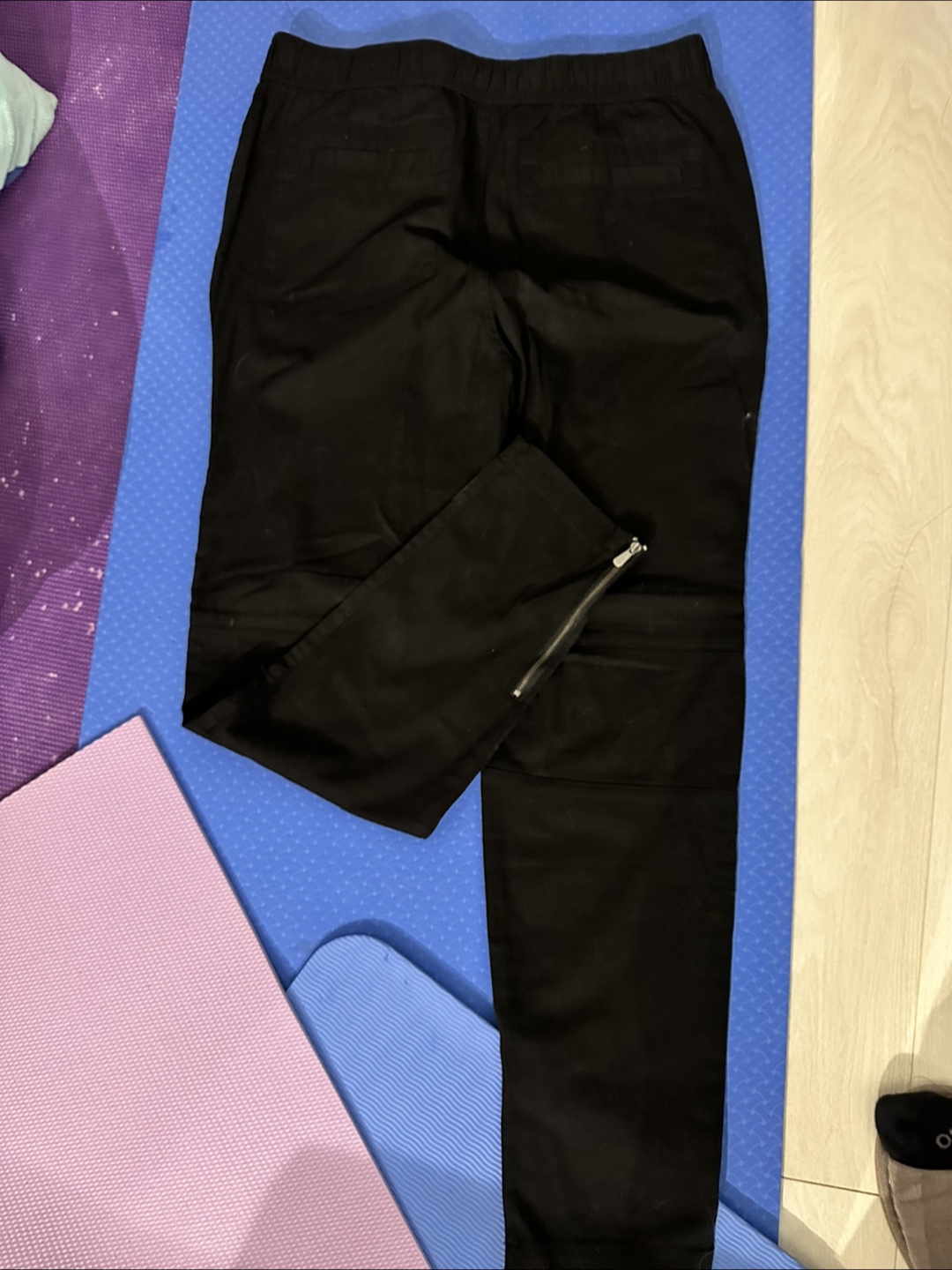 CSG Black Twill Zip Jogger - Size L - photo 2