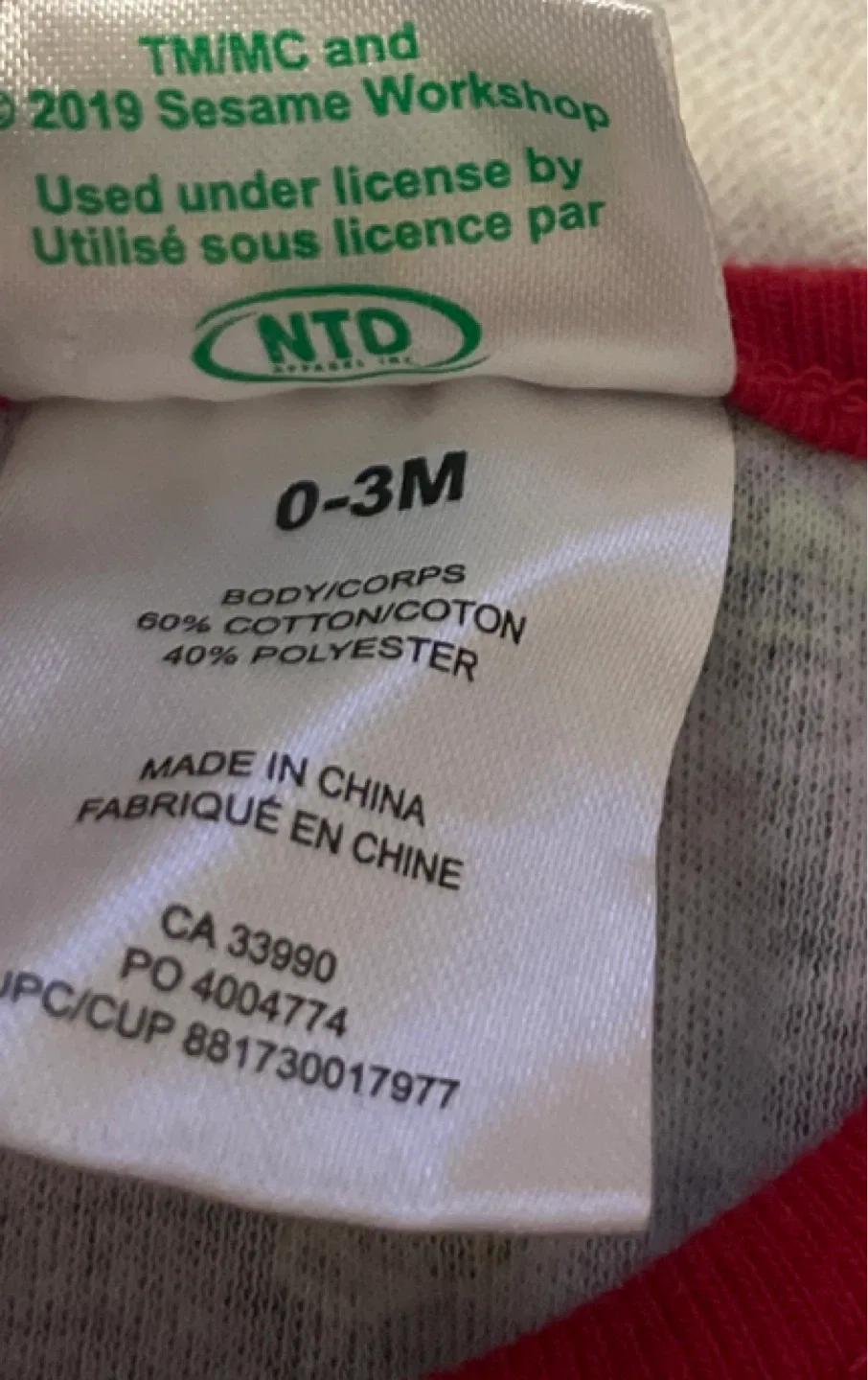 Baby Onesies (0-3M) - Superman & Sesame Street image indicator(2)