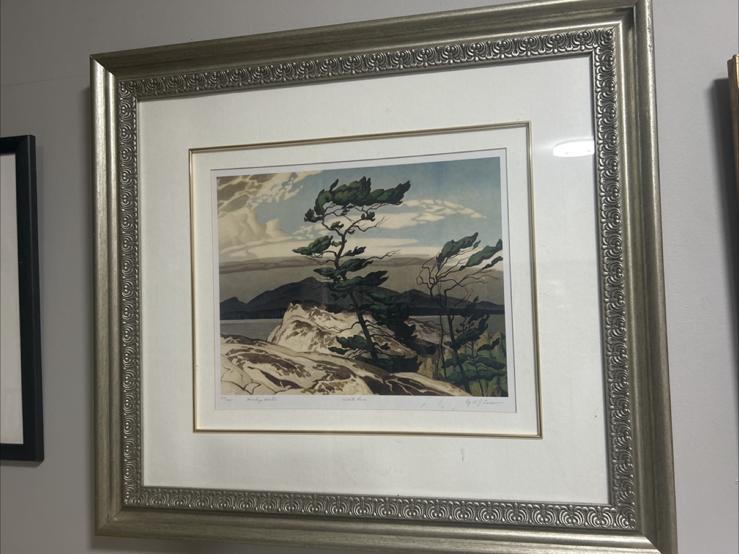 Framed Print - A.J. Casson "White Pine"