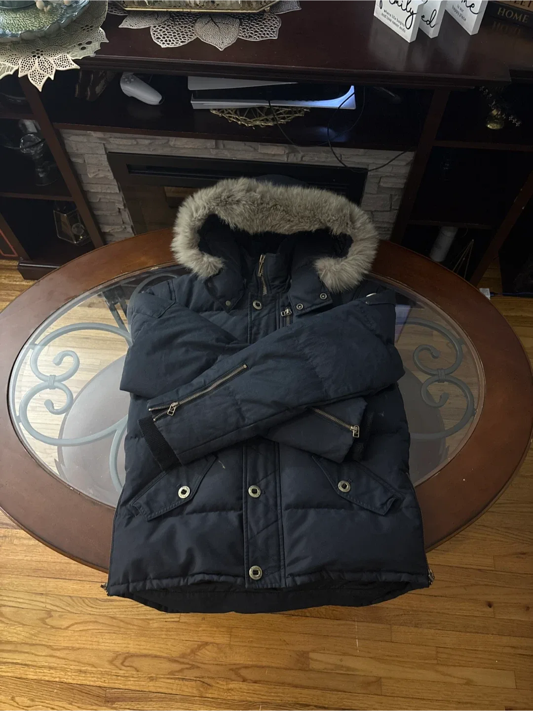 Moose Knuckles 3Q Navy Blue Jacket (Medium) image indicator(3)